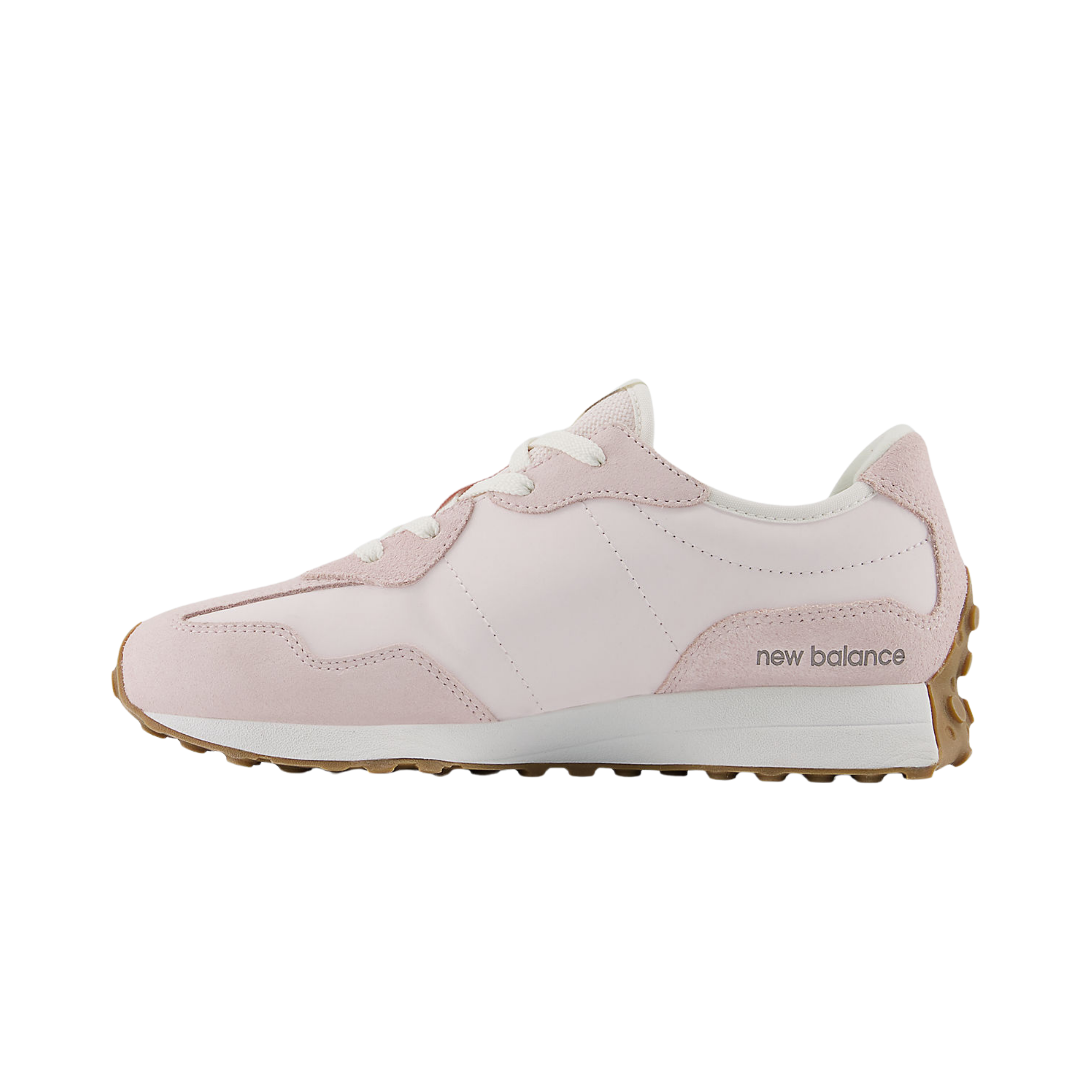 New Balance Big Kids 327 - Pink Salt Dark Silver Metallic