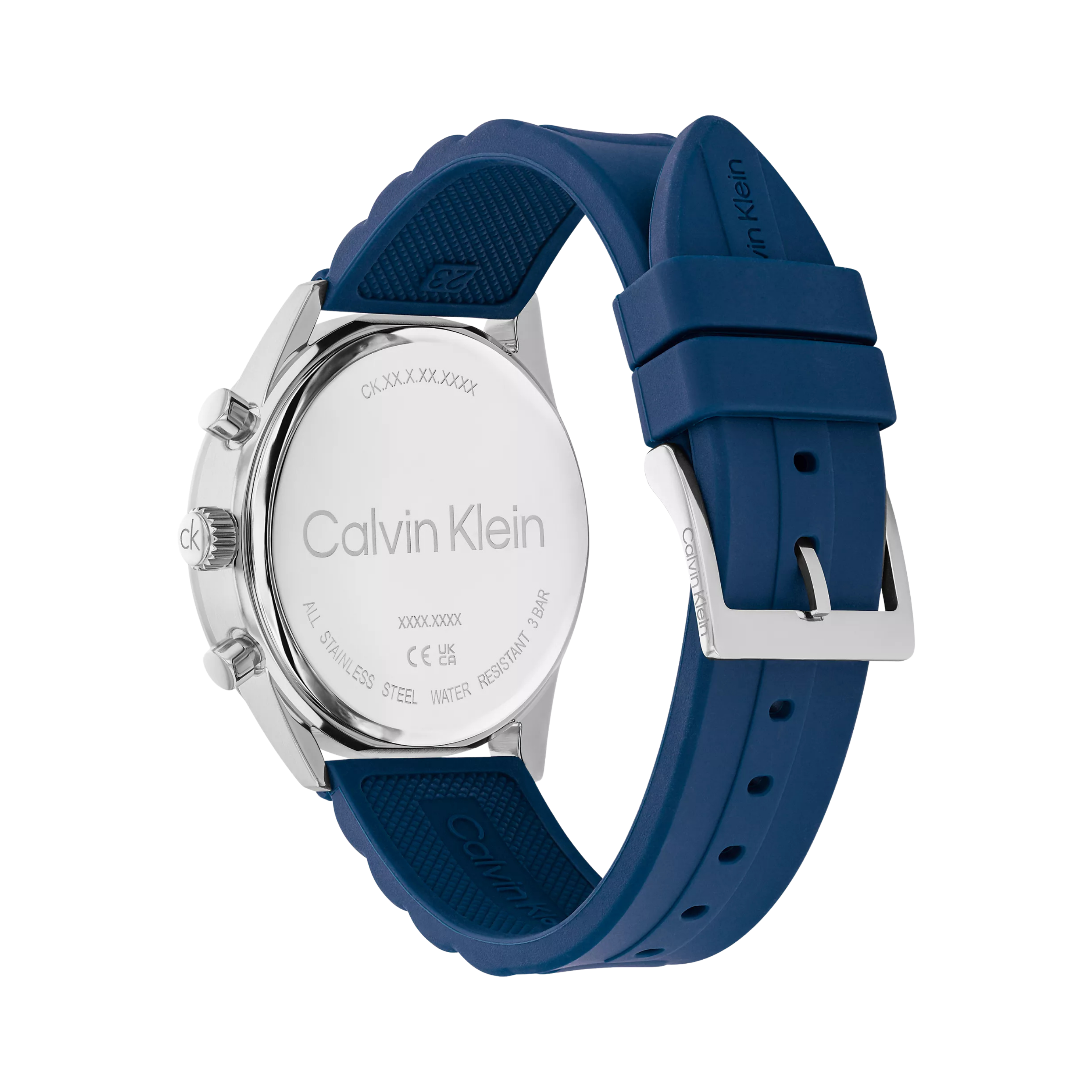 Calvin Klein Men Chronograph Silicone Watch LW000500 040 - Grey