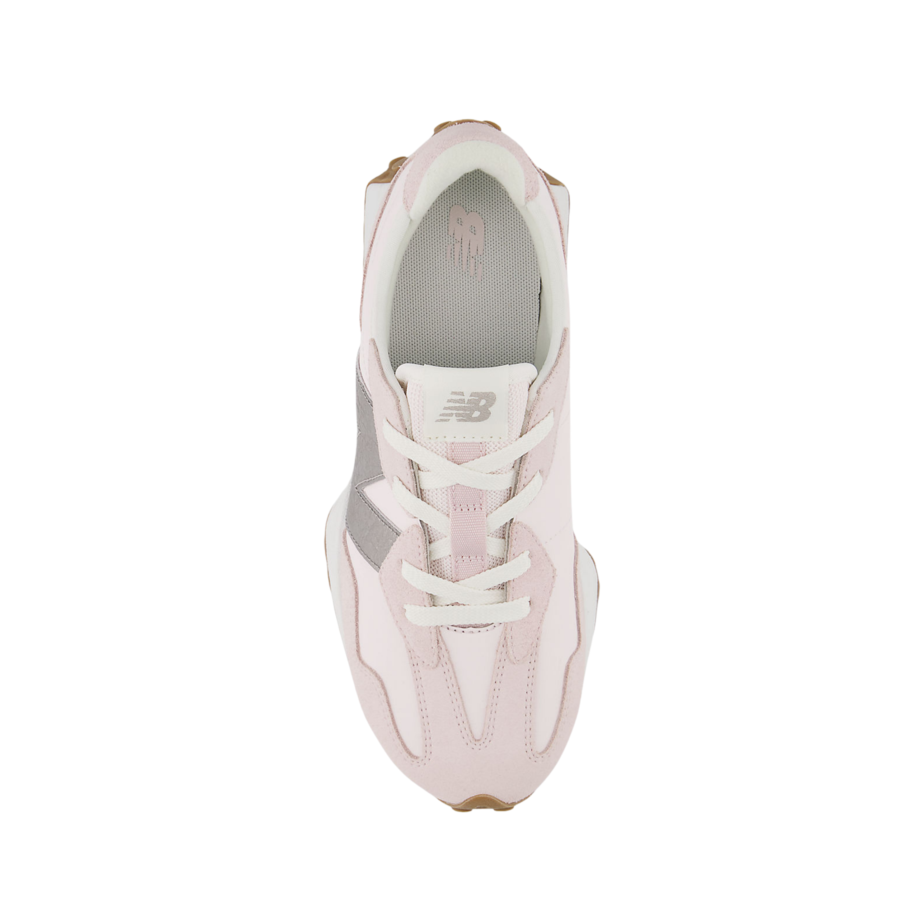 New Balance Big Kids 327 - Pink Salt Dark Silver Metallic
