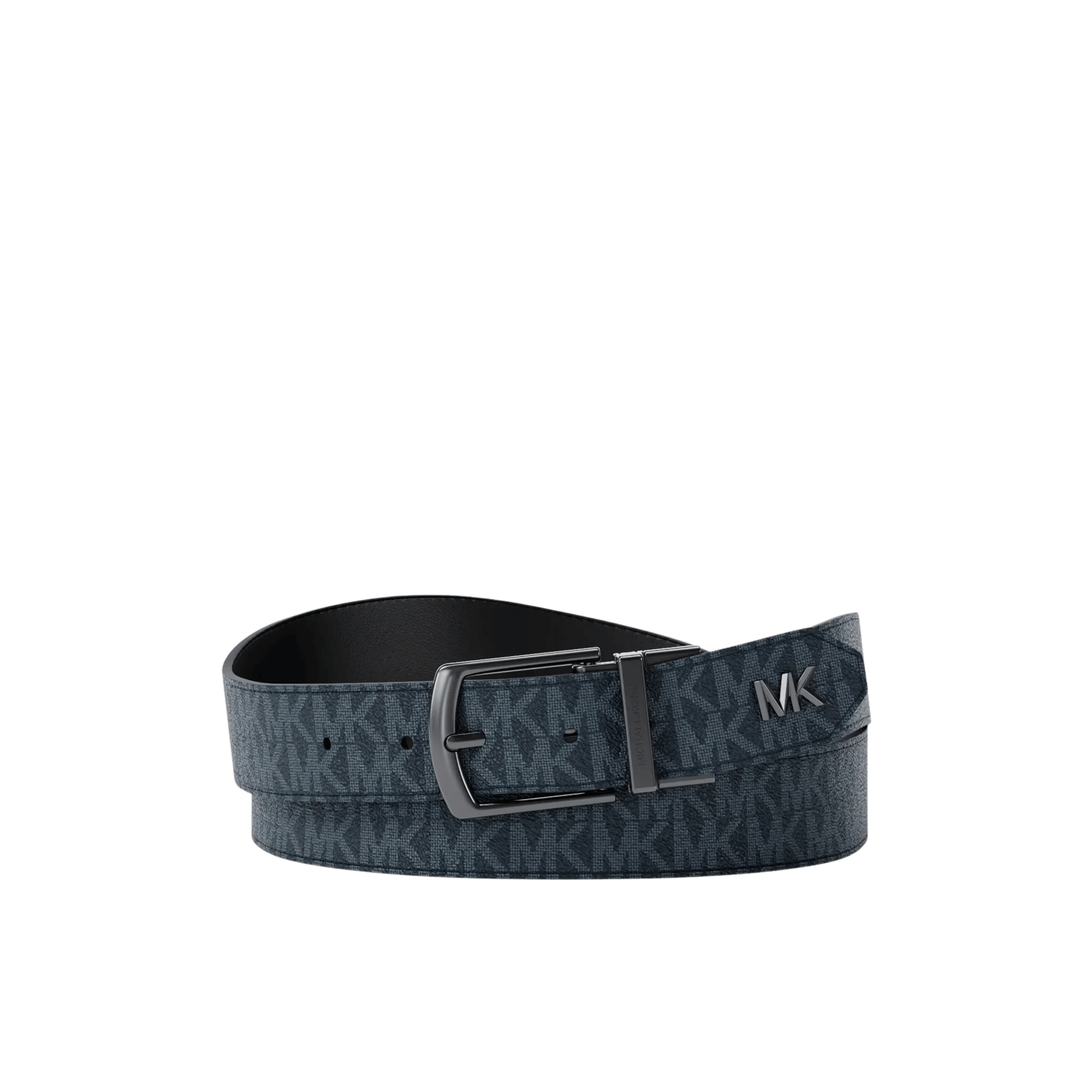 Michael Kors Men Reversible Belt - ADMRL PLBLUE