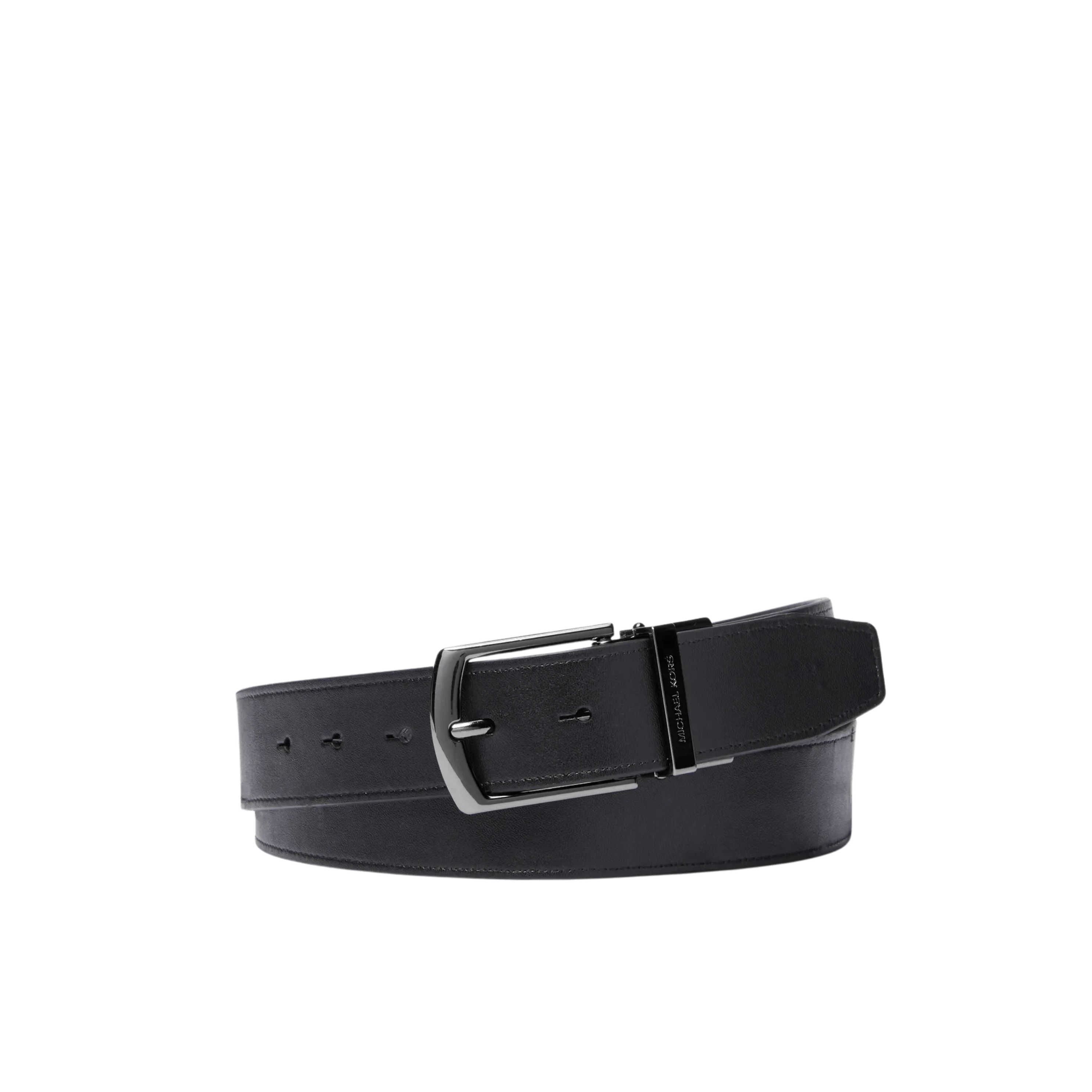 Michael Kors Men 4 in 1 Signature Logo Belt Box Set - ADMRL PLBLUE