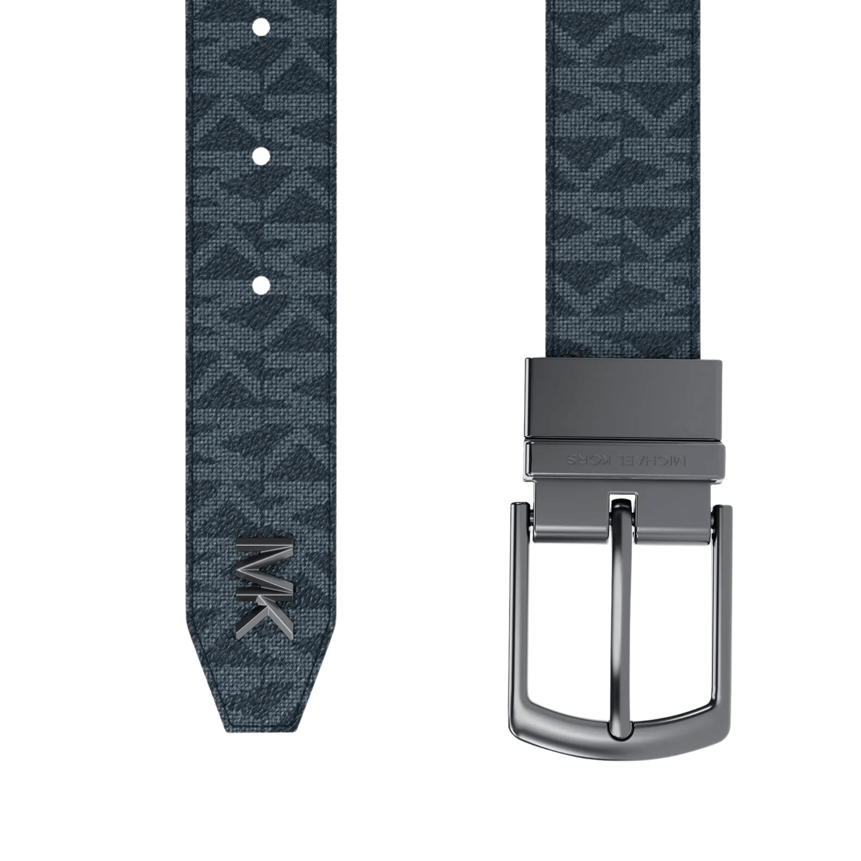 Michael Kors Men Reversible Belt - ADMRL PLBLUE