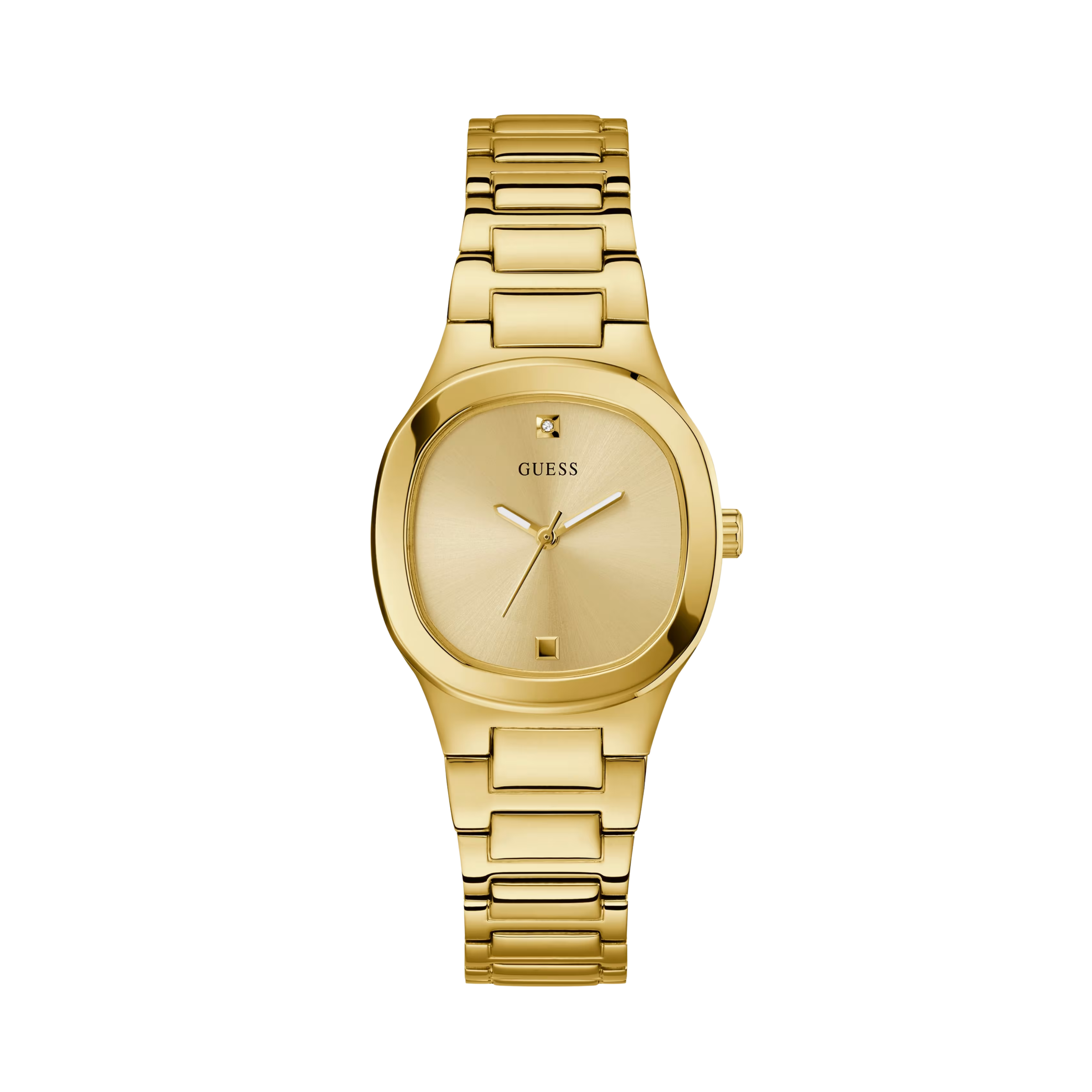 Guess Women Gold Tone Studded Analog Watch GW0615L2 - Gold