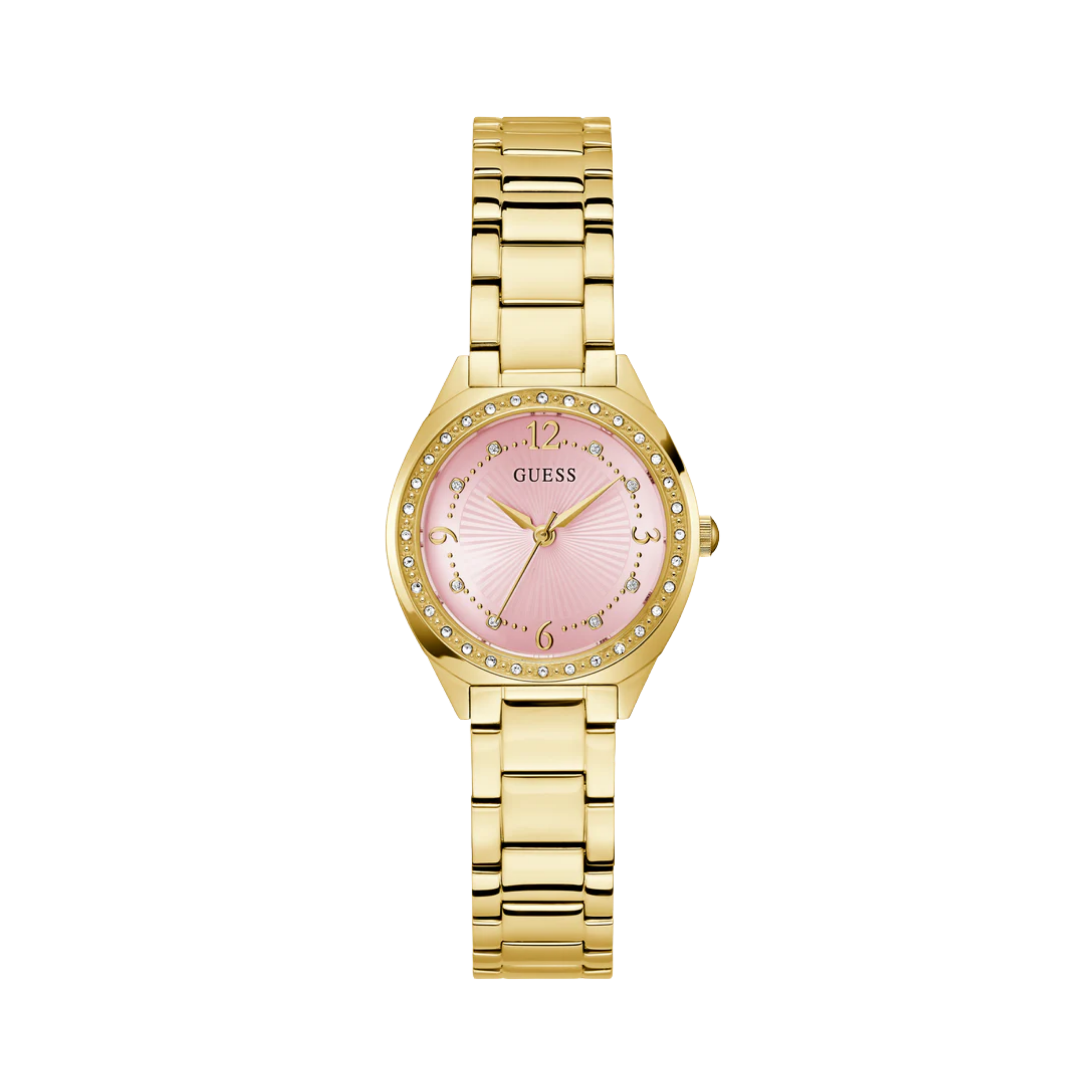 Guess Women Gold Tone Analog Watch GW0767L7 - Gold Pink
