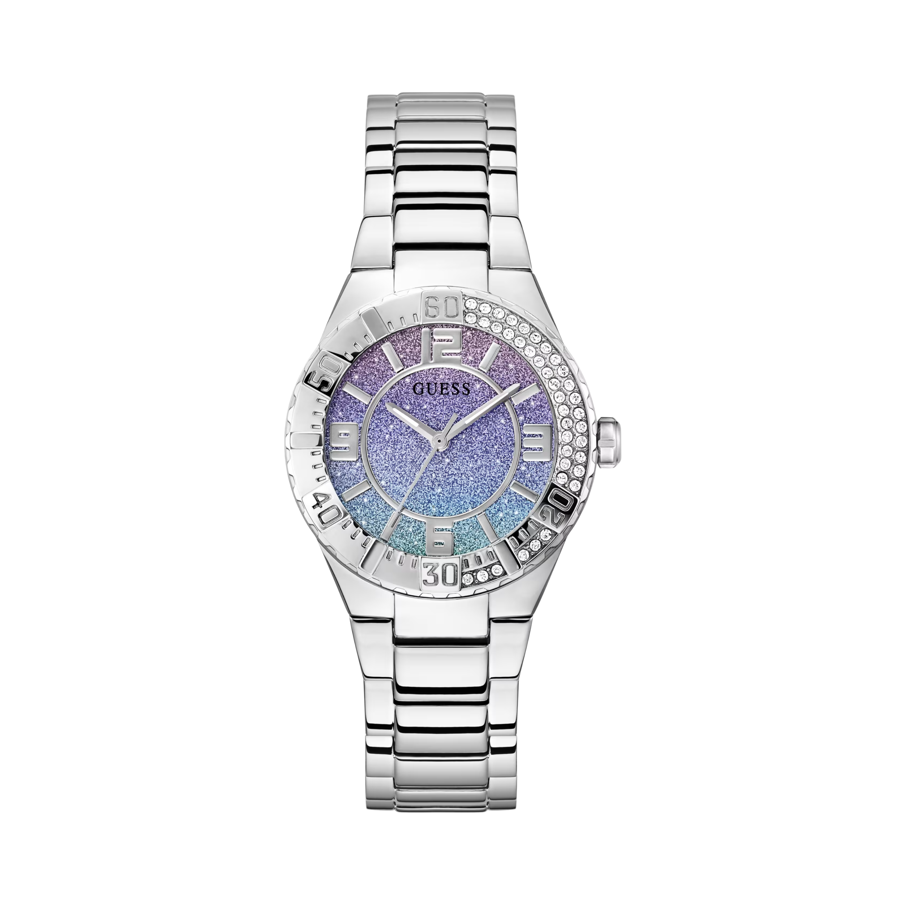 Guess Women Silver Tone Analog Watch - Silver