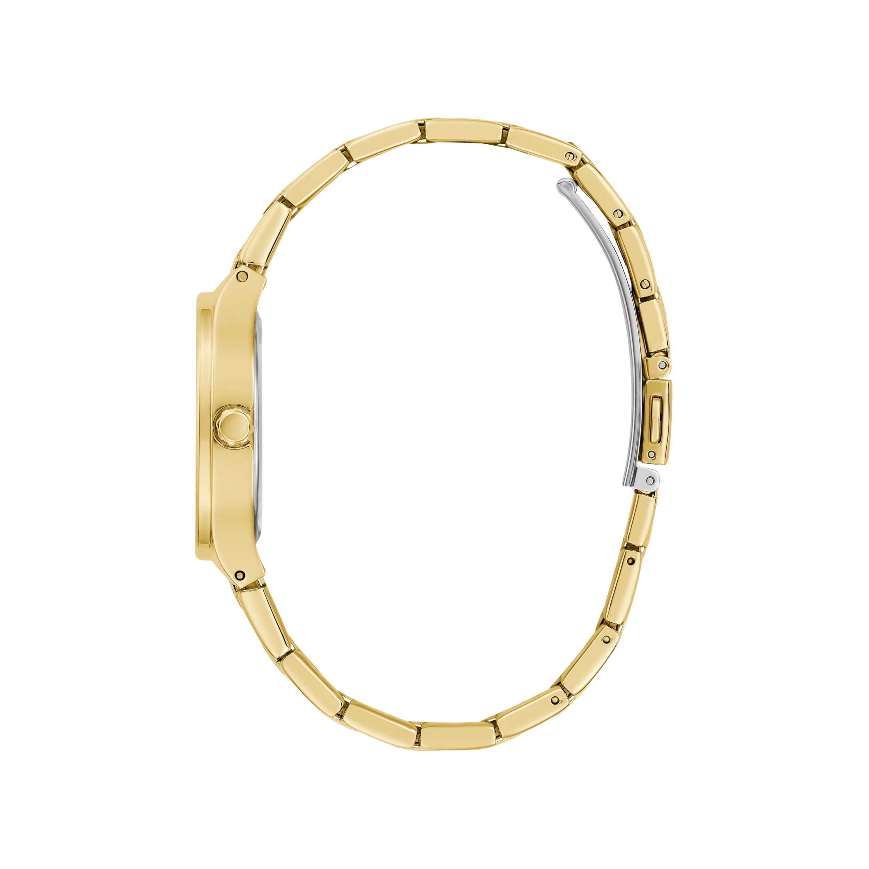 Guess Women Gold Tone Studded Analog Watch GW0615L2 - Gold
