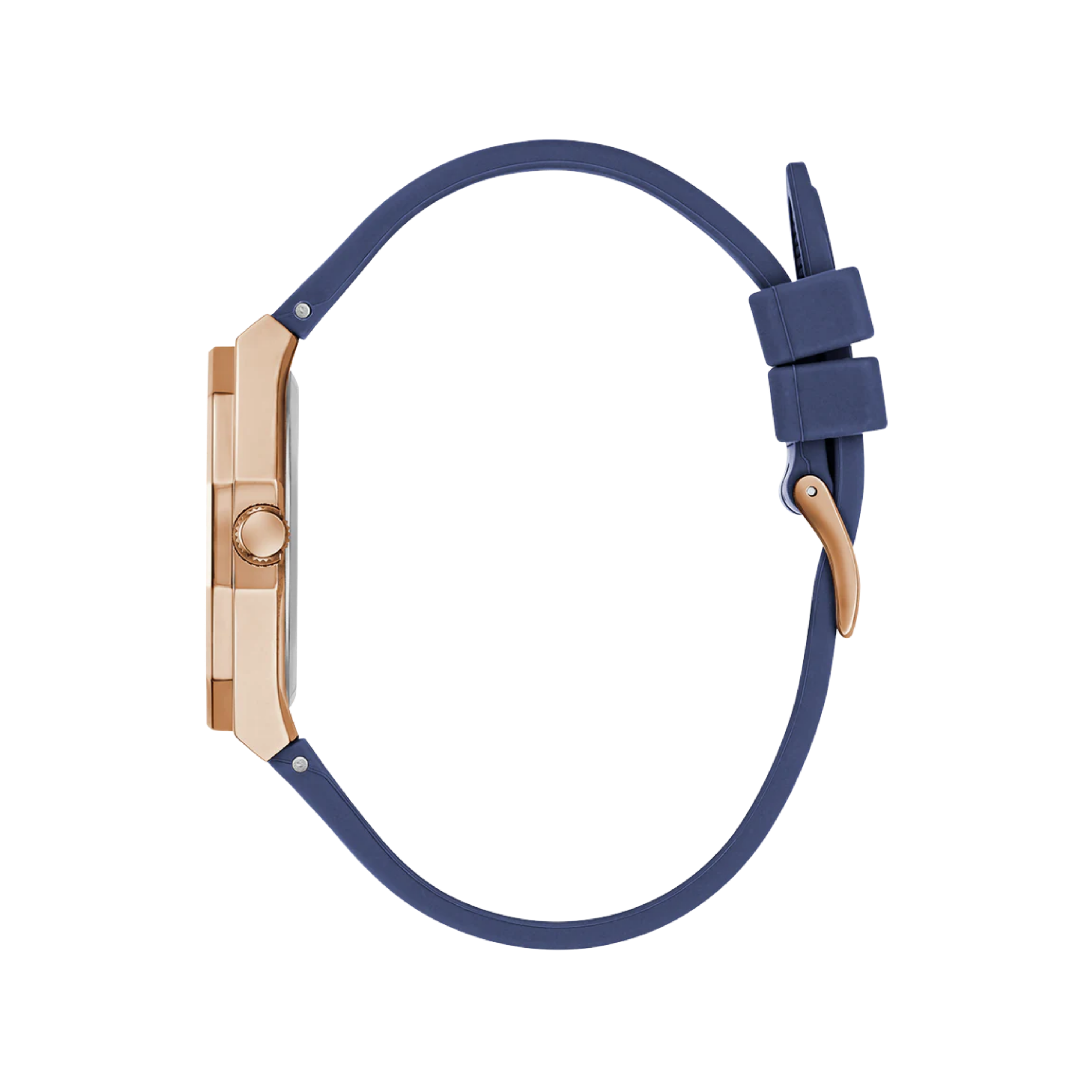 Guess Women Blue Rose Gold Tone Analog Watch GW0872L3 - Blue Rose Gold