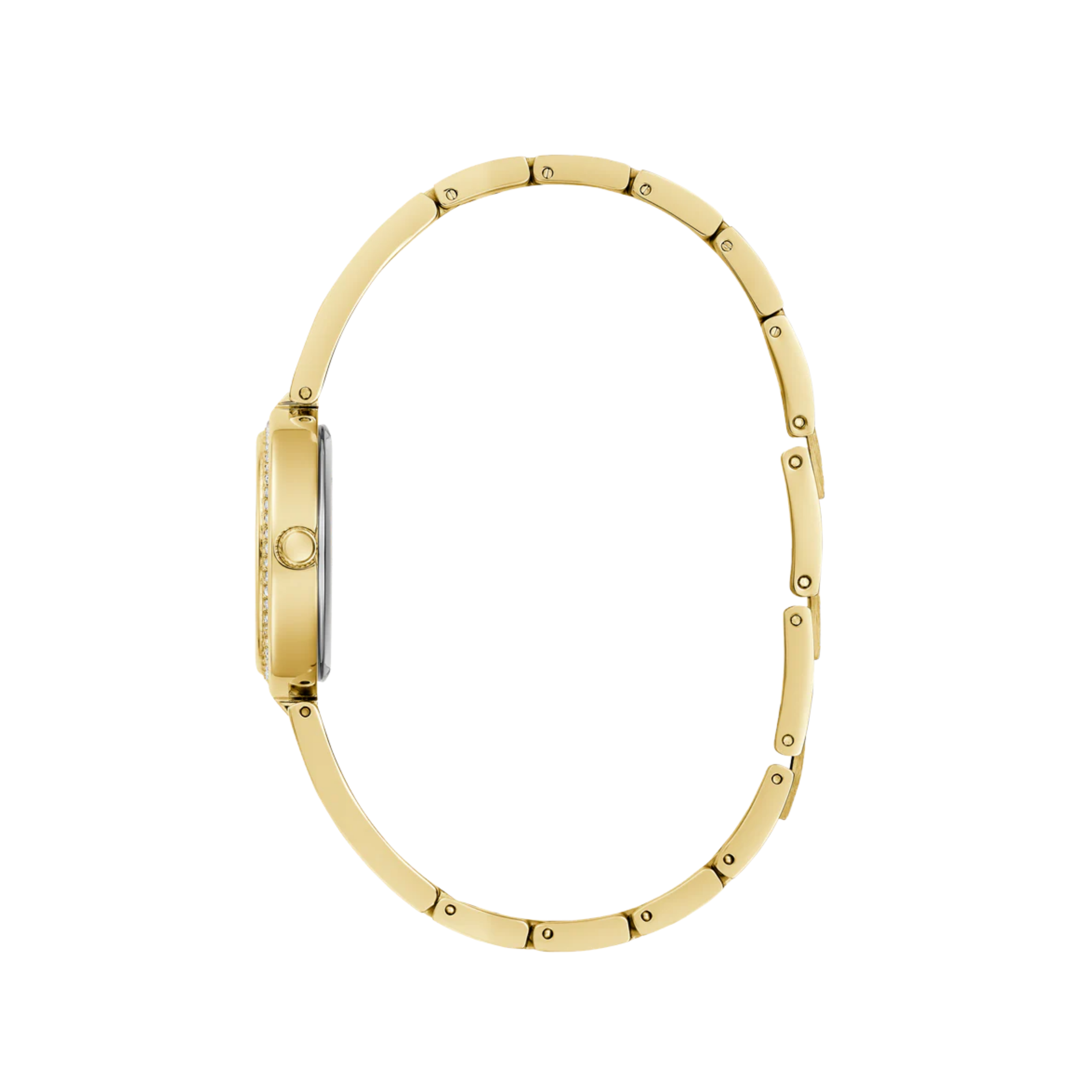 Guess Women Gold Tone Analog Watch GW0655L5 - Gold Pink