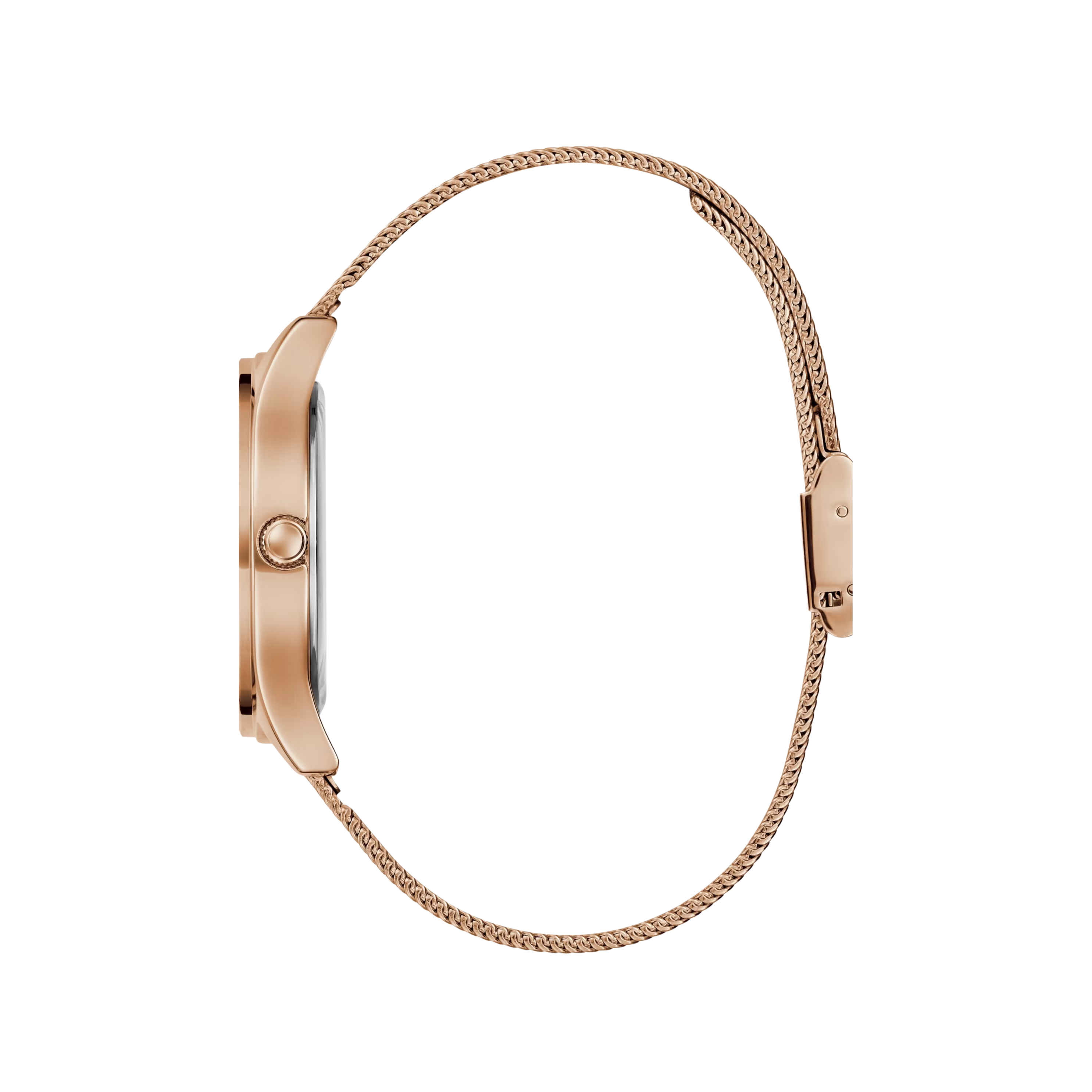 Guess Women Rose Gold Tone Analog Logo Watch GW0835L3 - Rose Gold