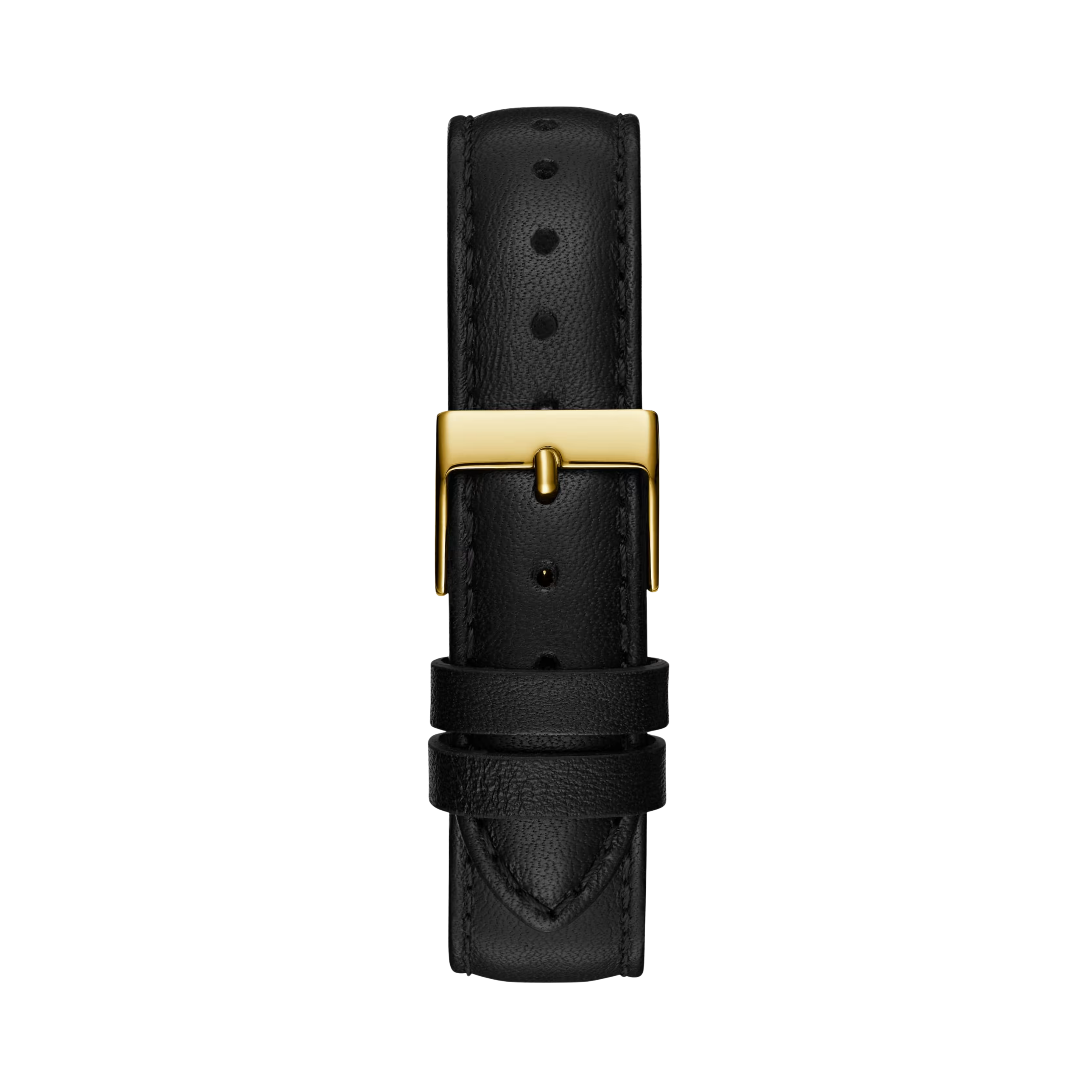 Guess Women Gold Tone And Leather Analog Logo Watch - Gold