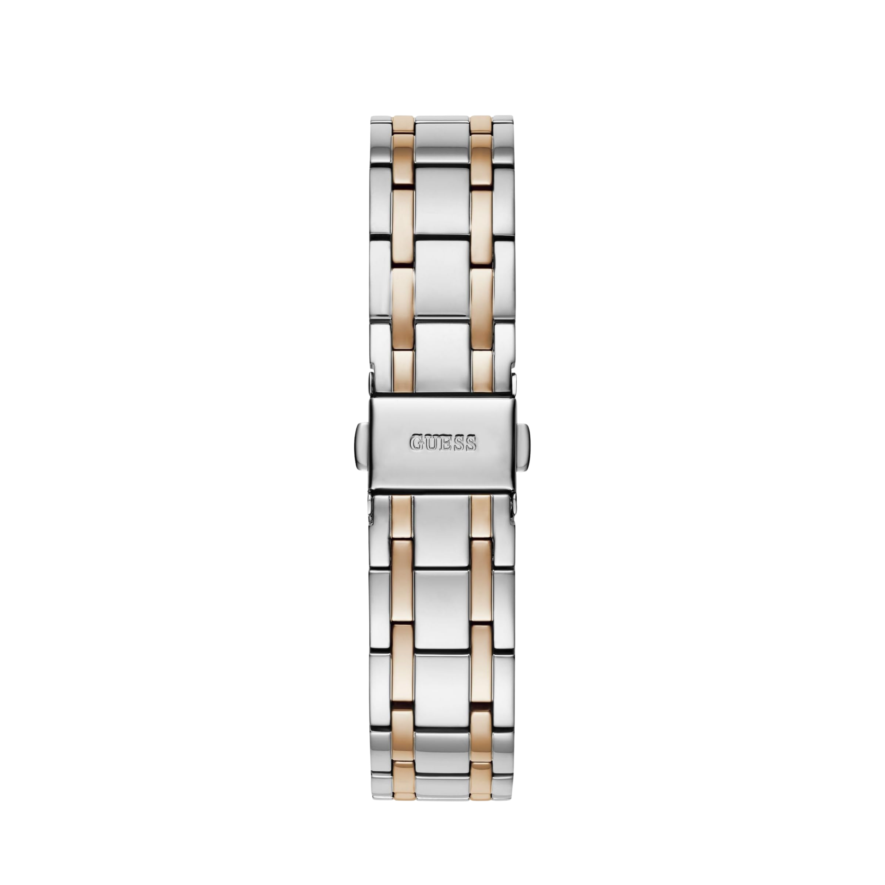 Guess Women Silver Tone Rose Gold Tone Analog Watch GW0033L9 - Silver Rose Gold