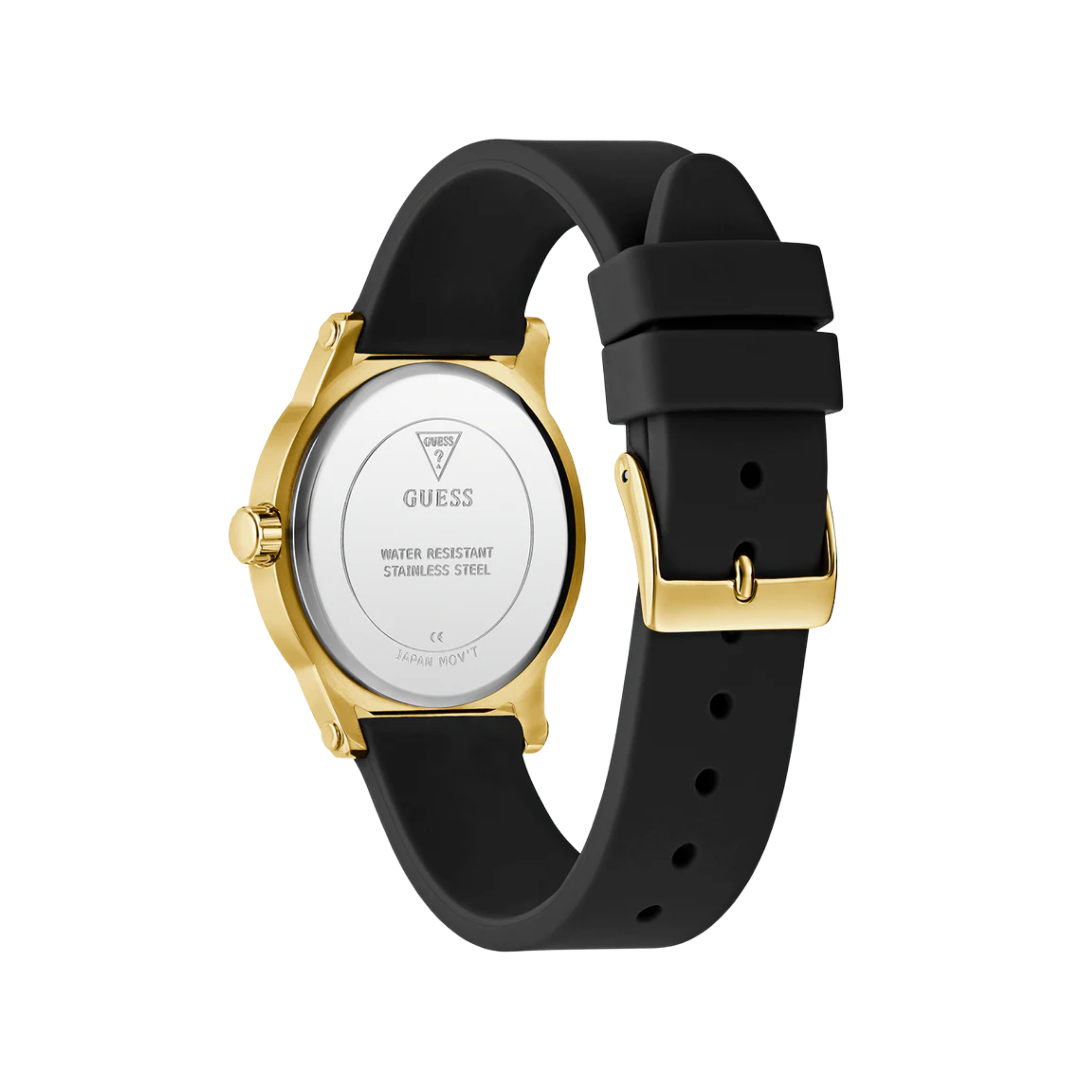 Guess Women Black Gold Tone Analog Watch GW0860L1 - Black Gold