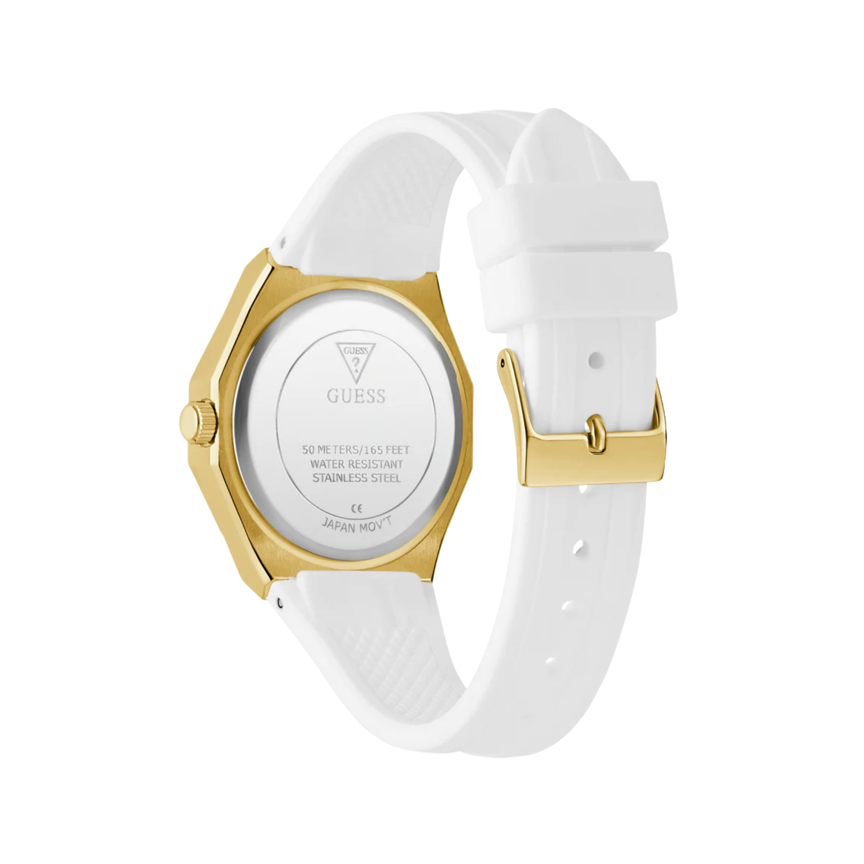 Guess Women White Gold Tone Analog Watch GW0872L1 - White Gold