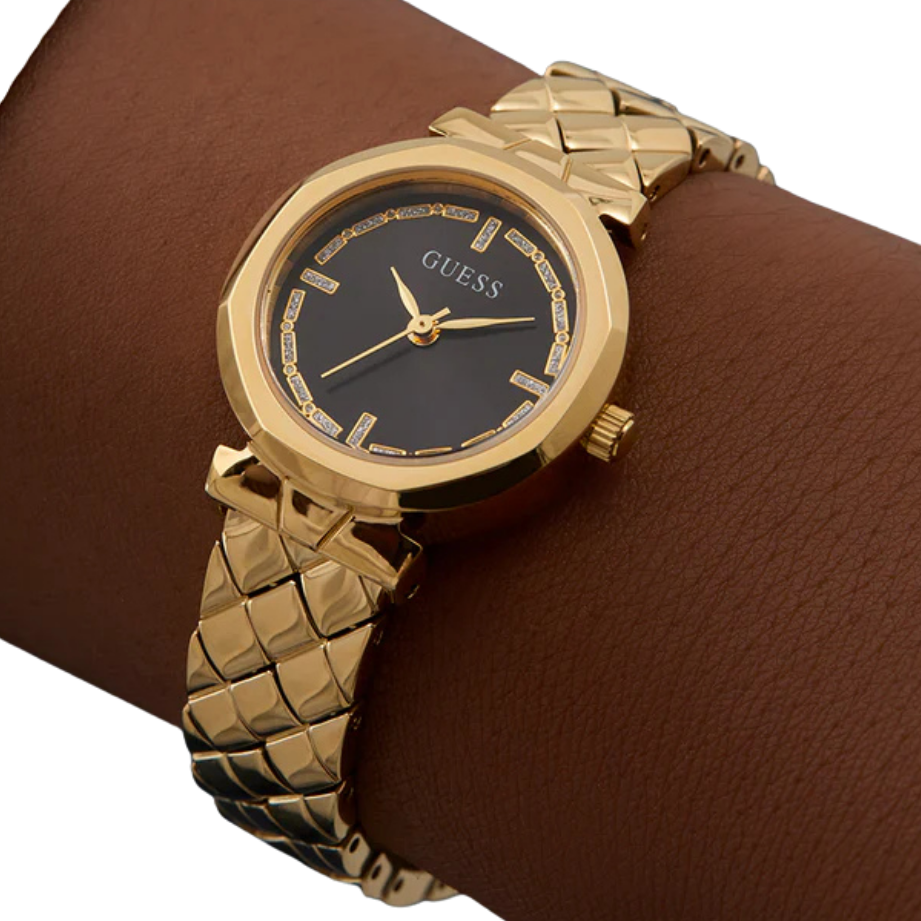 Guess Women Gold Tone Analog Watch GW0839L2 - Gold