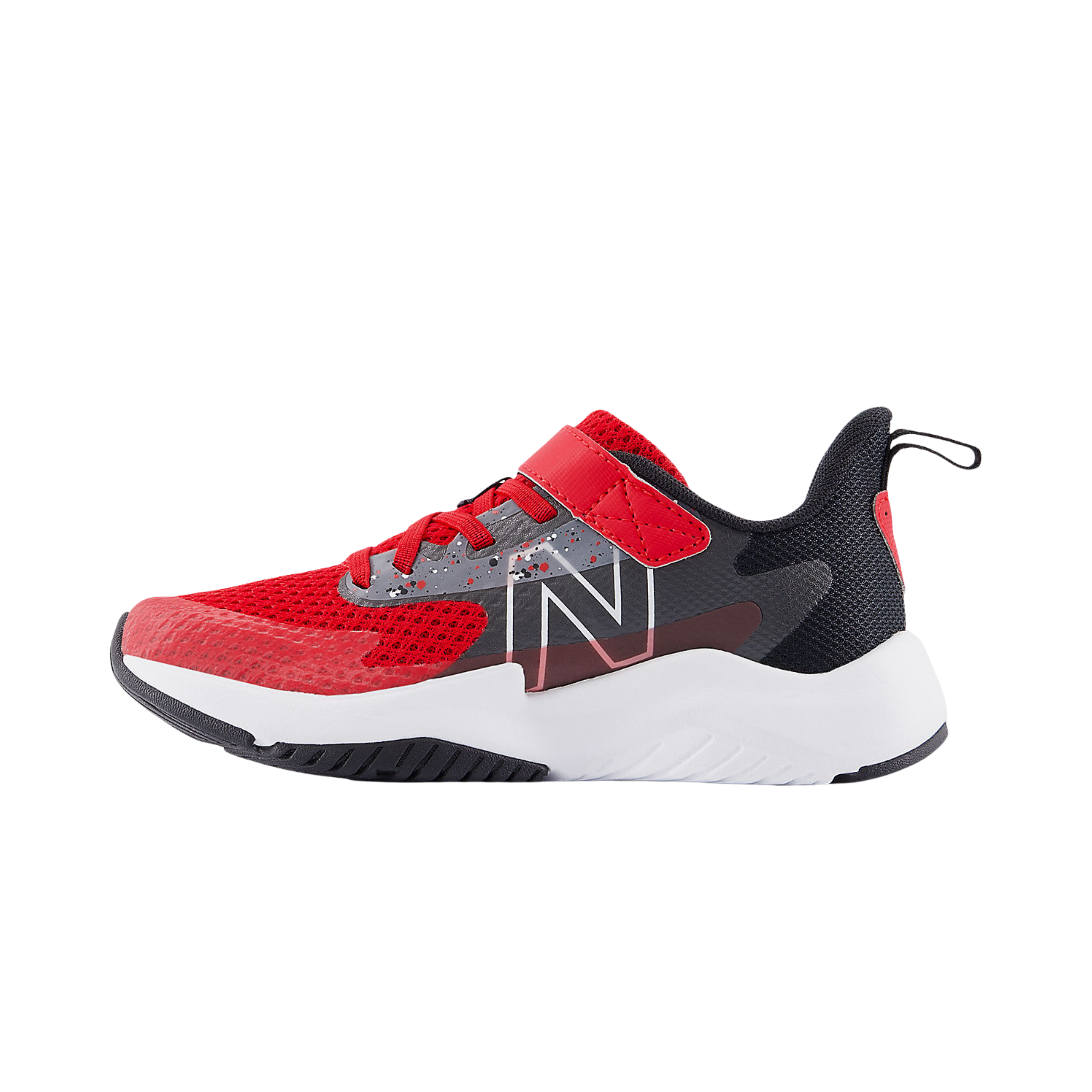 New Balance Big Kids Rave Run v2 Bungee - Team Red Black Cement