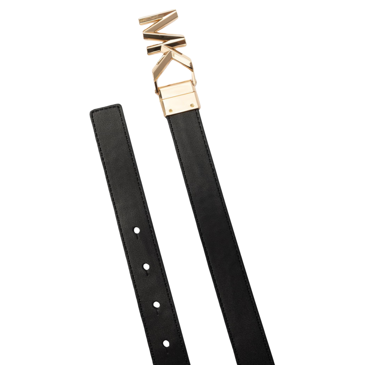 Michael Kors Women 1.1 Inch Logo Reversible Belt - Black