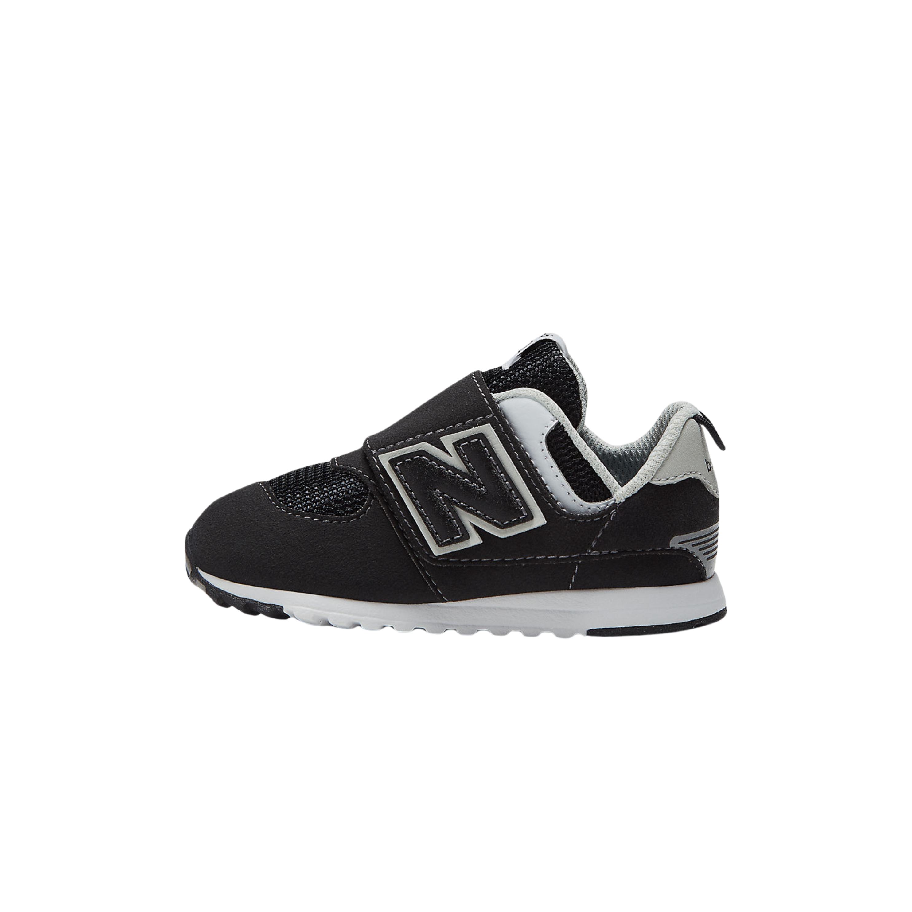 New Balance Toddler 574 - Black Silver Metallic