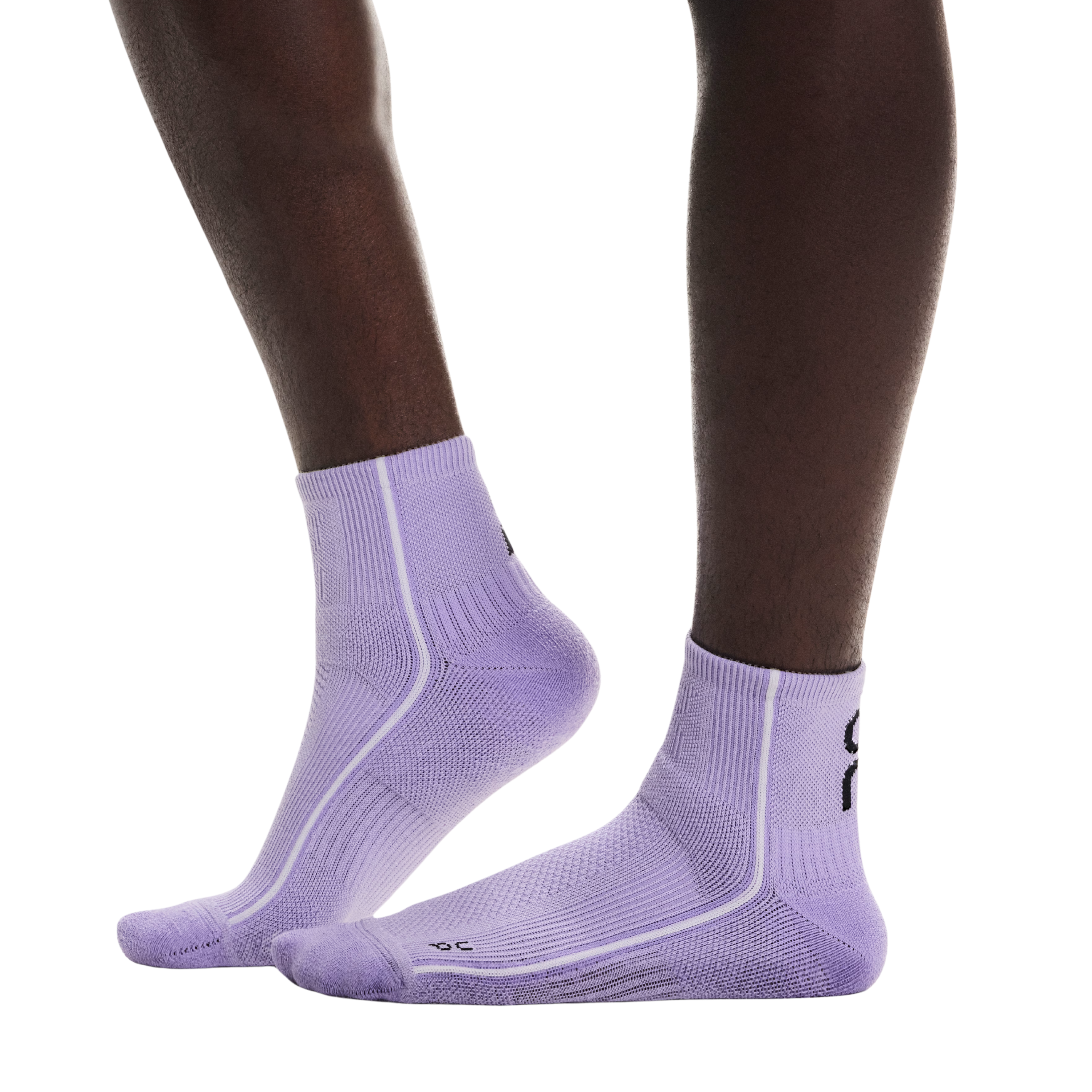 On Court Sock Mid - Bloom Ivory