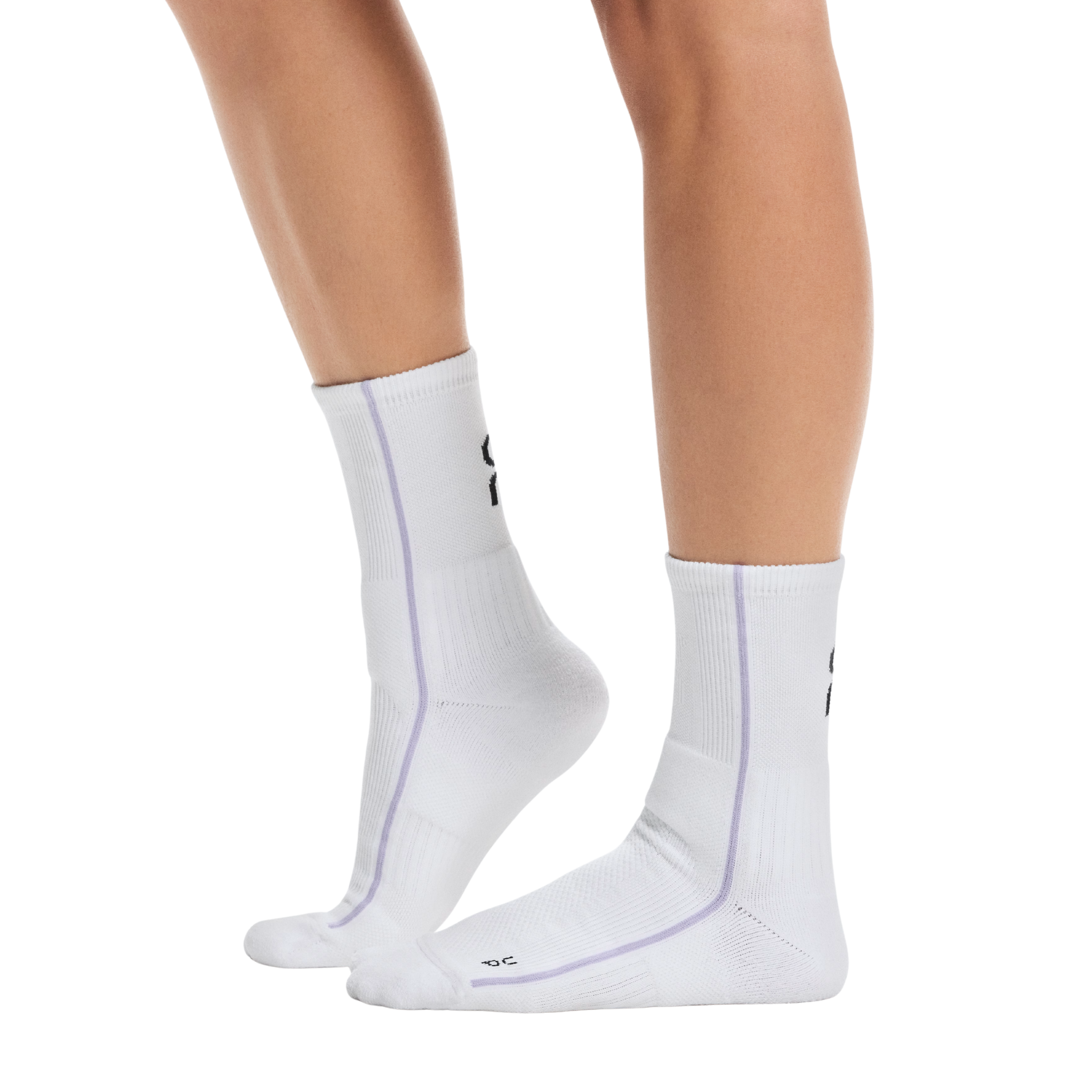 On Court Sock High - White Bloom