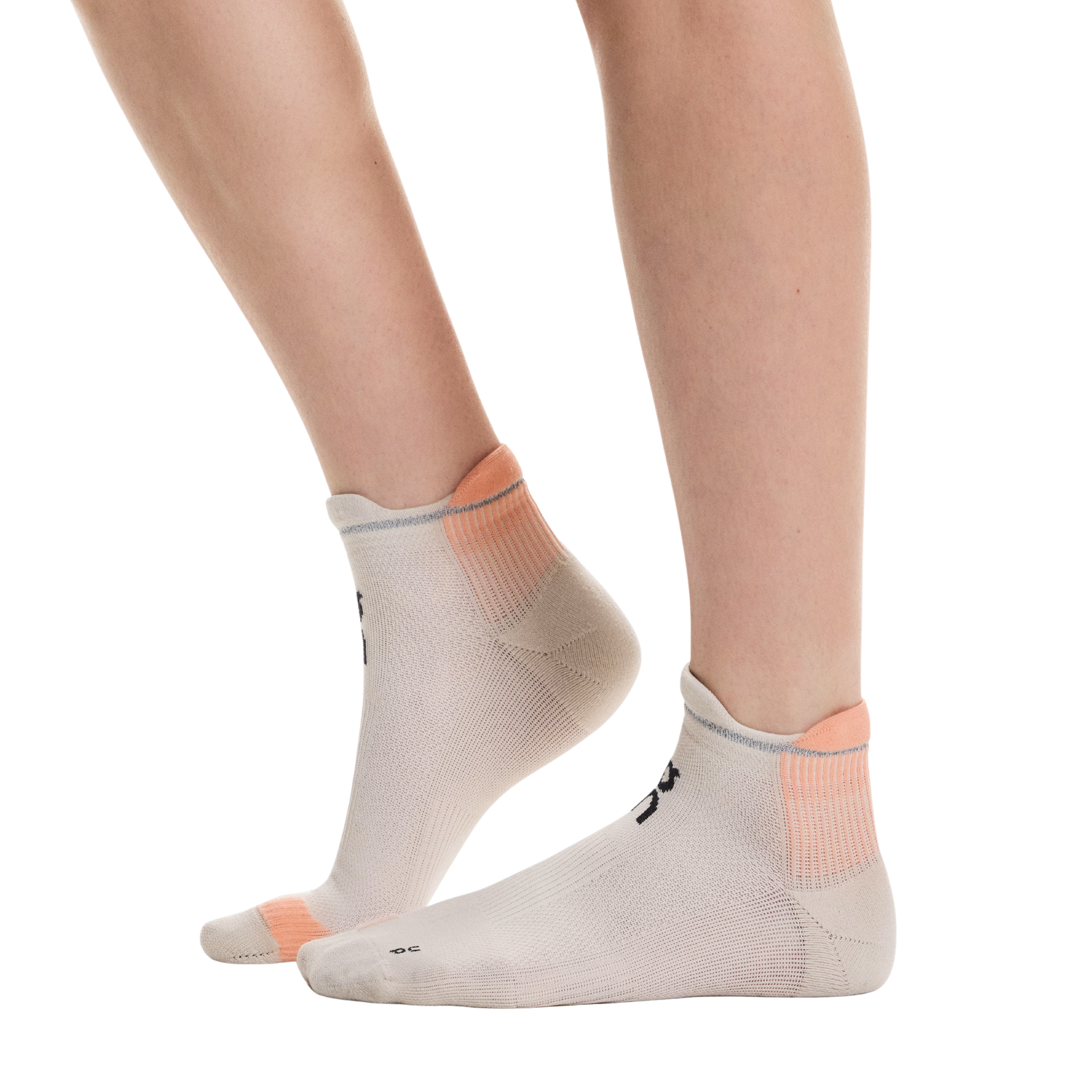 On Performance Run Sock Low - Pearl Sunstone