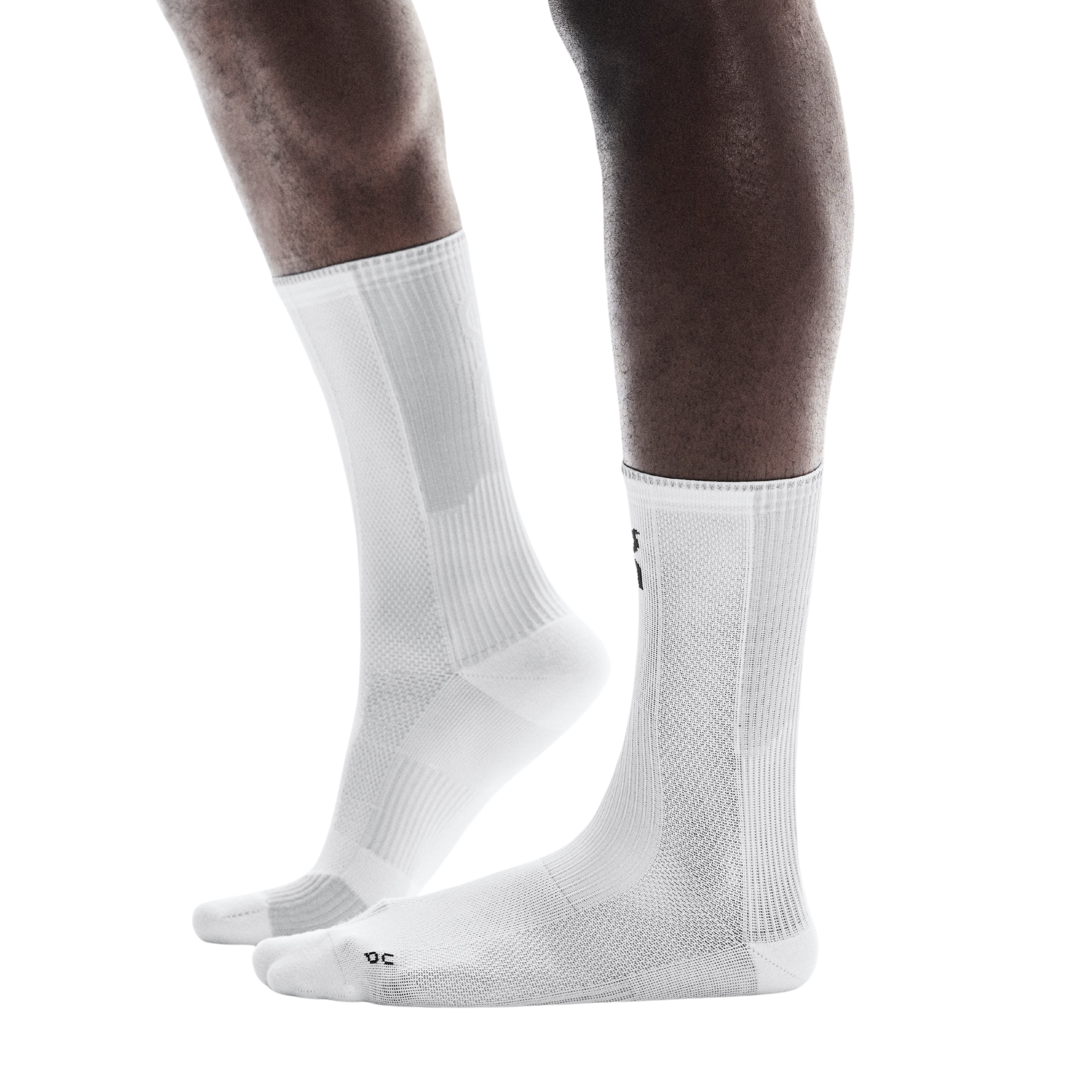 On Performance Run Sock High - White Glacier