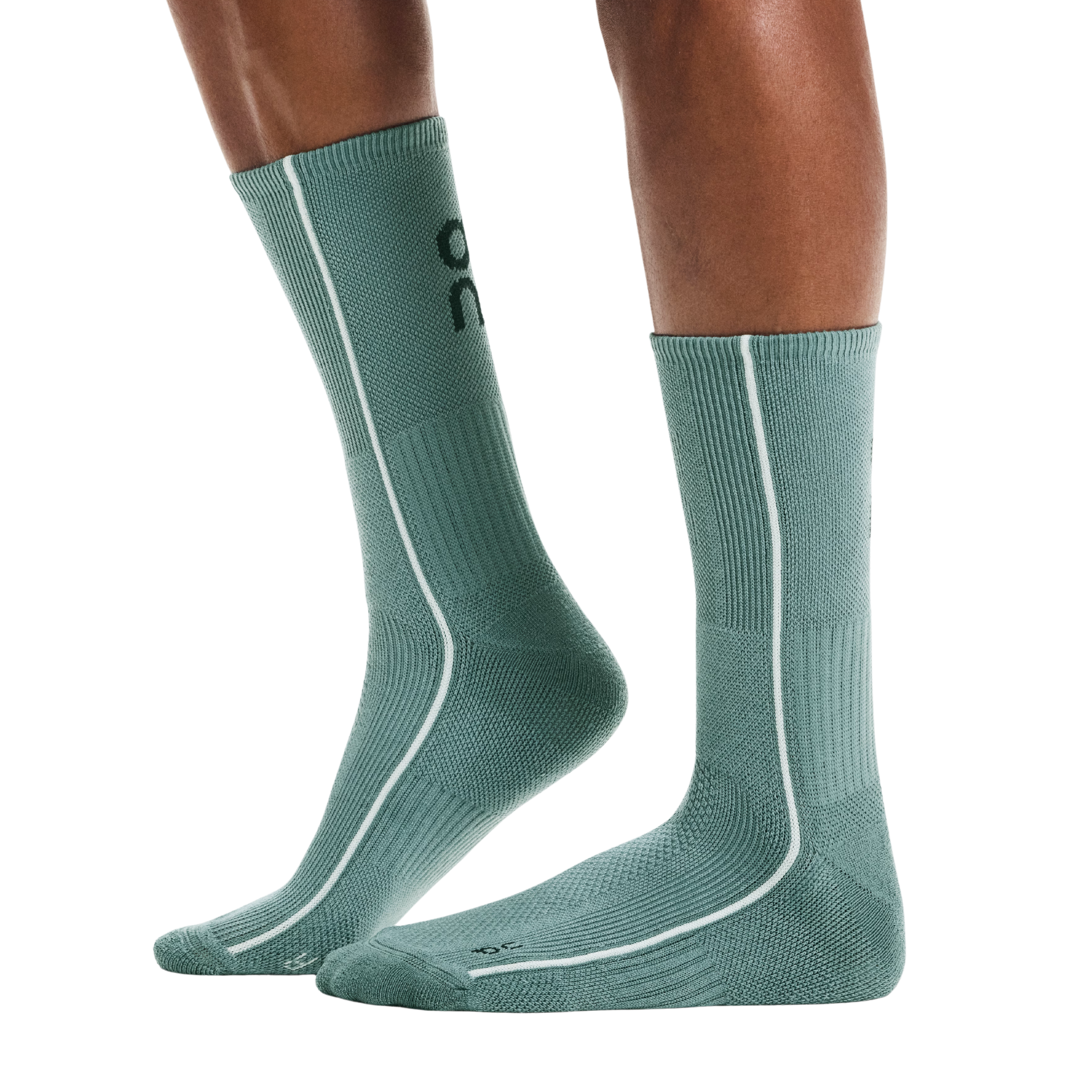 On Court Sock High - Tide Ivory