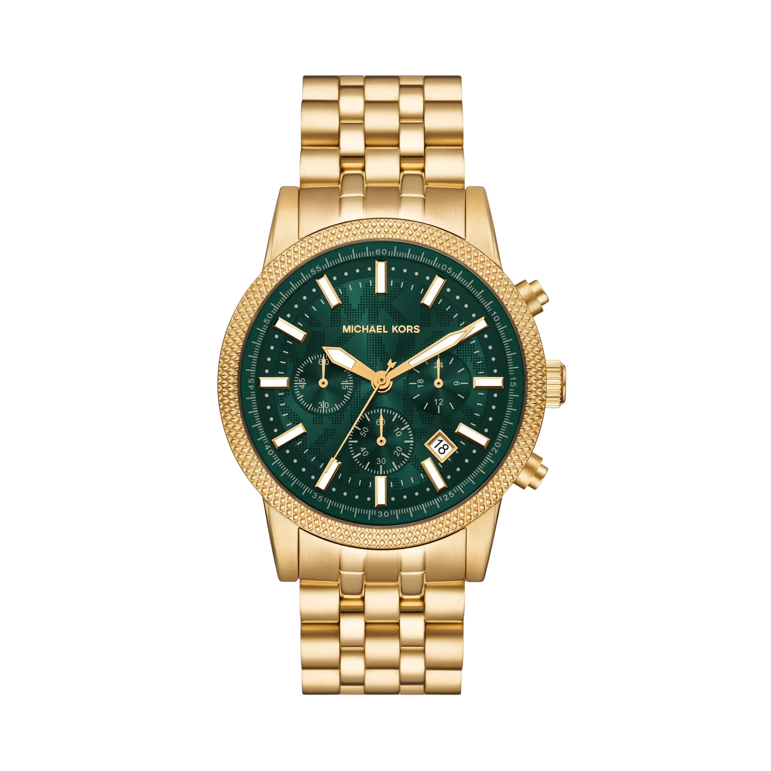 Michael Kors Women Oversized Hutton Gold Tone Watch - Gold