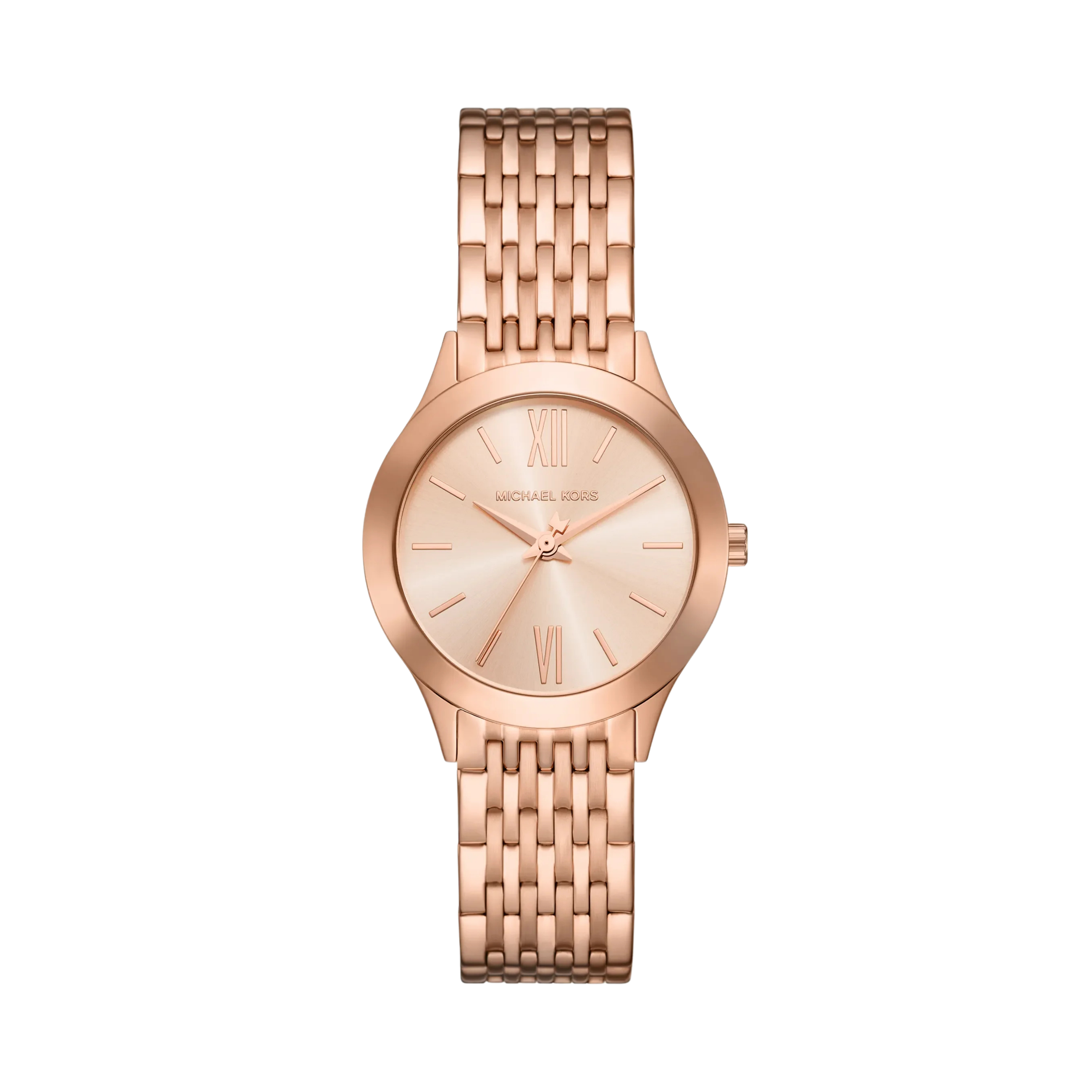 Michael Kors Women Mini Aspyn Rose Gold Tone Watch - Rose Gold