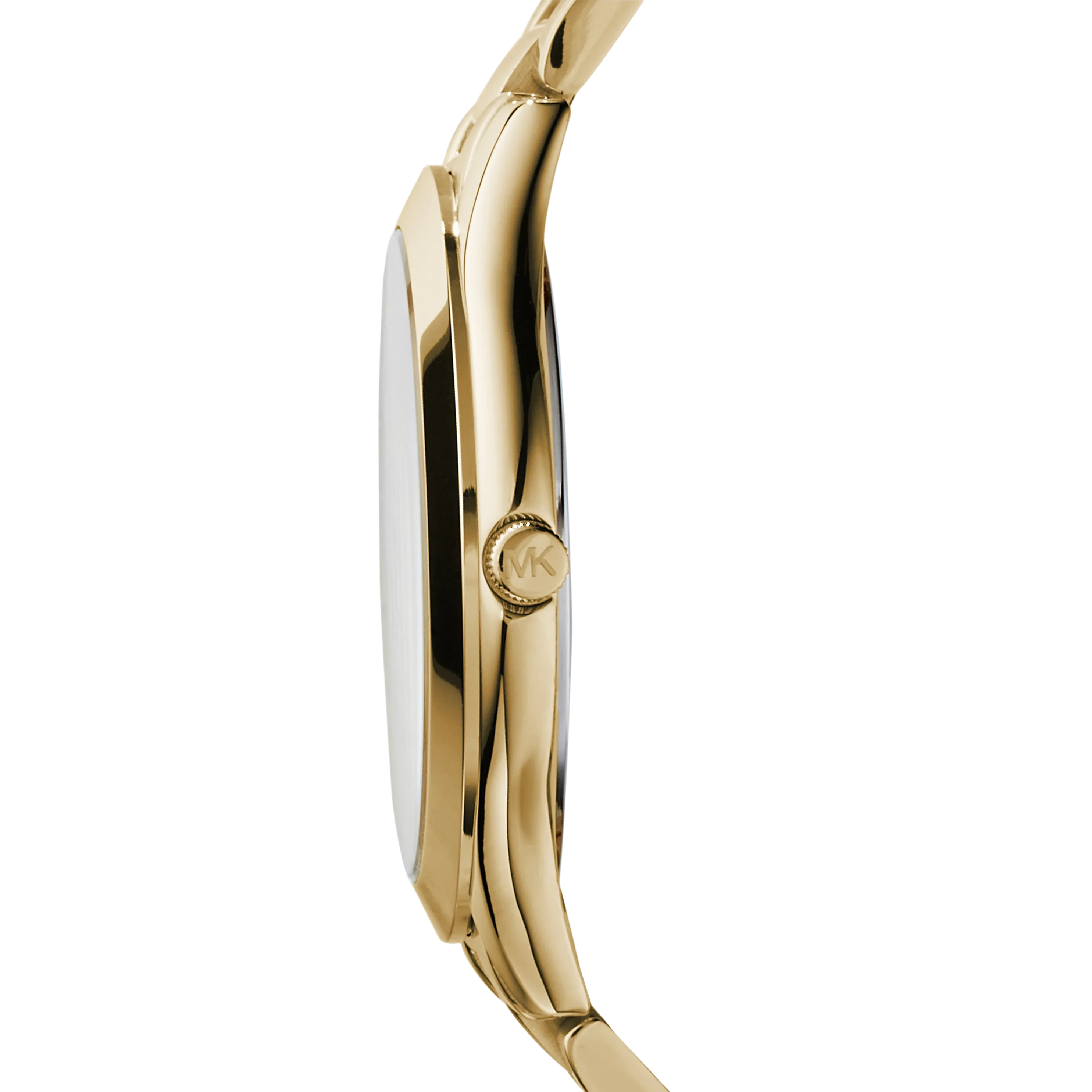 Michael Kors Women Slim Runway Gold Tone Stainless Steel Watch - Gold