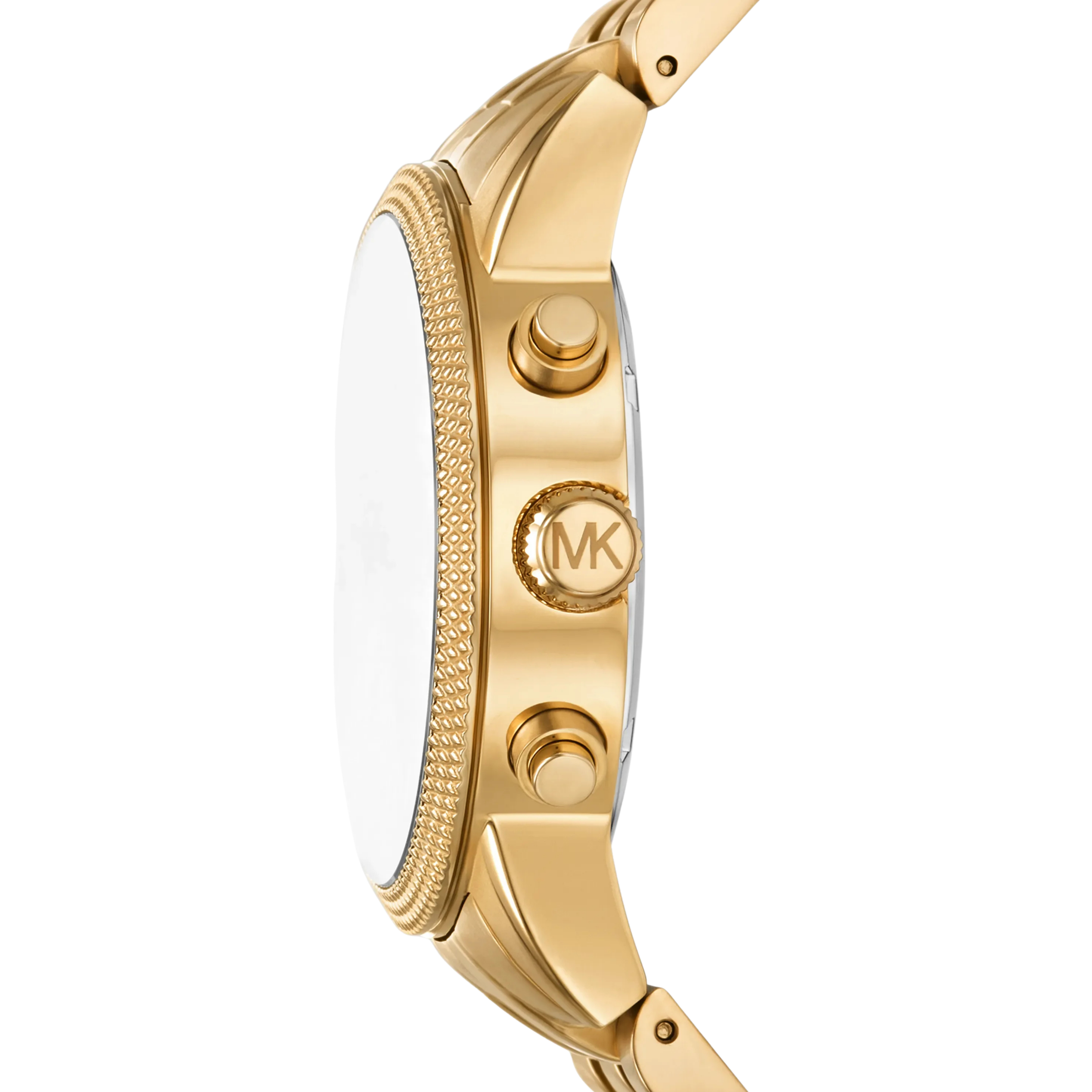 Michael Kors Women Oversized Hutton Gold Tone Watch - Gold