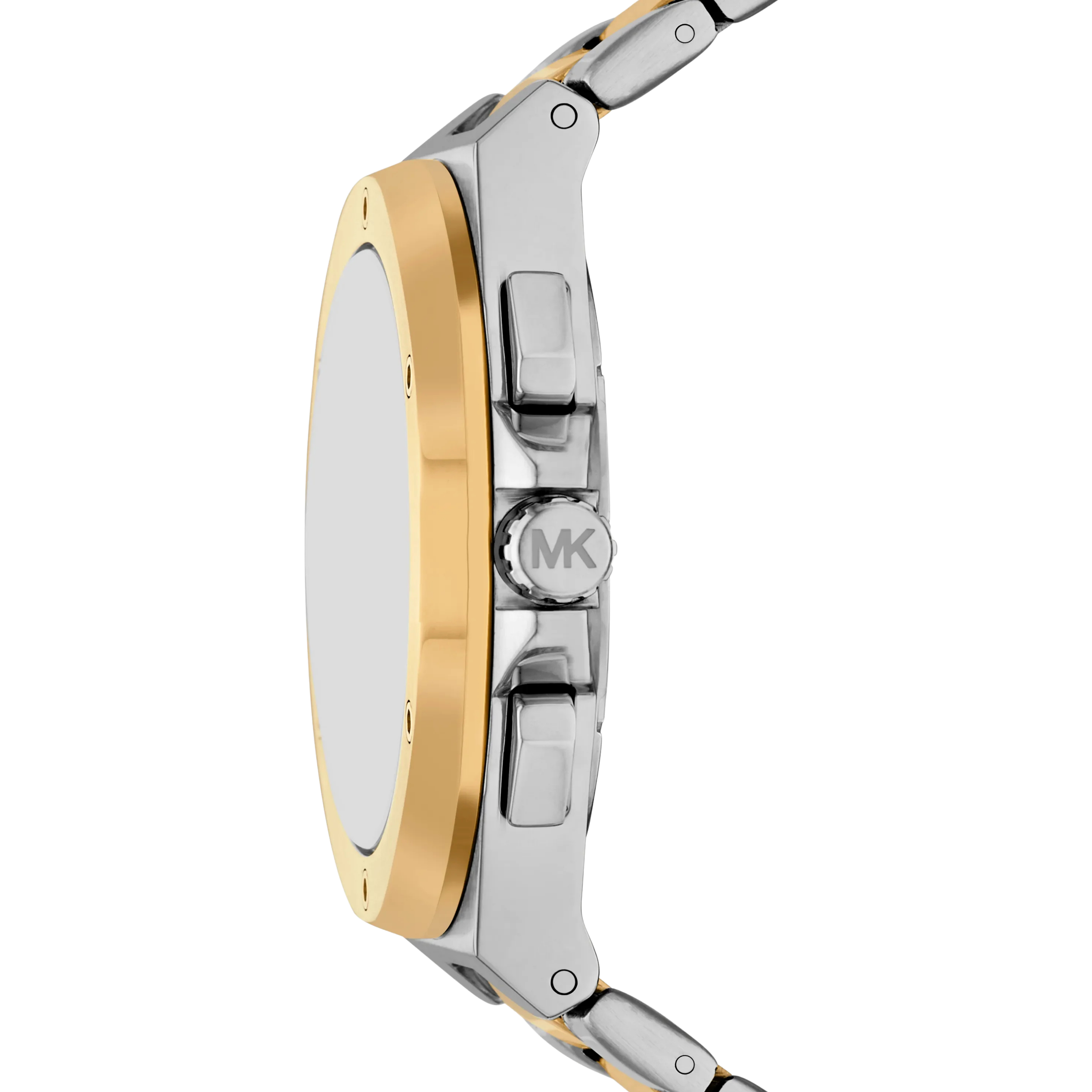 Michael Kors Men Oversized Lennox Two Tone Watch - Silver Gold