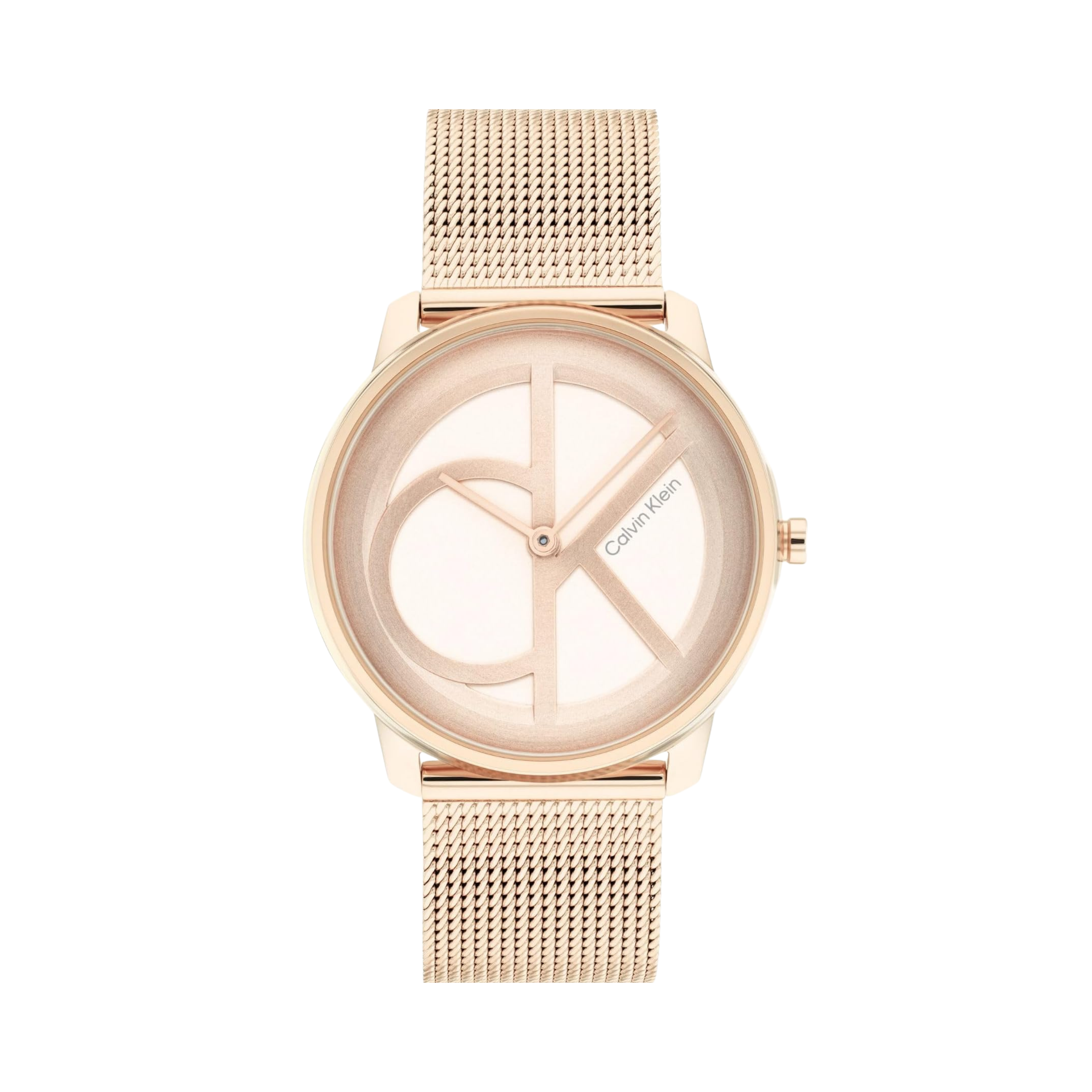 Calvin Klein Women Iconic Watch - Rose Gold Mesh