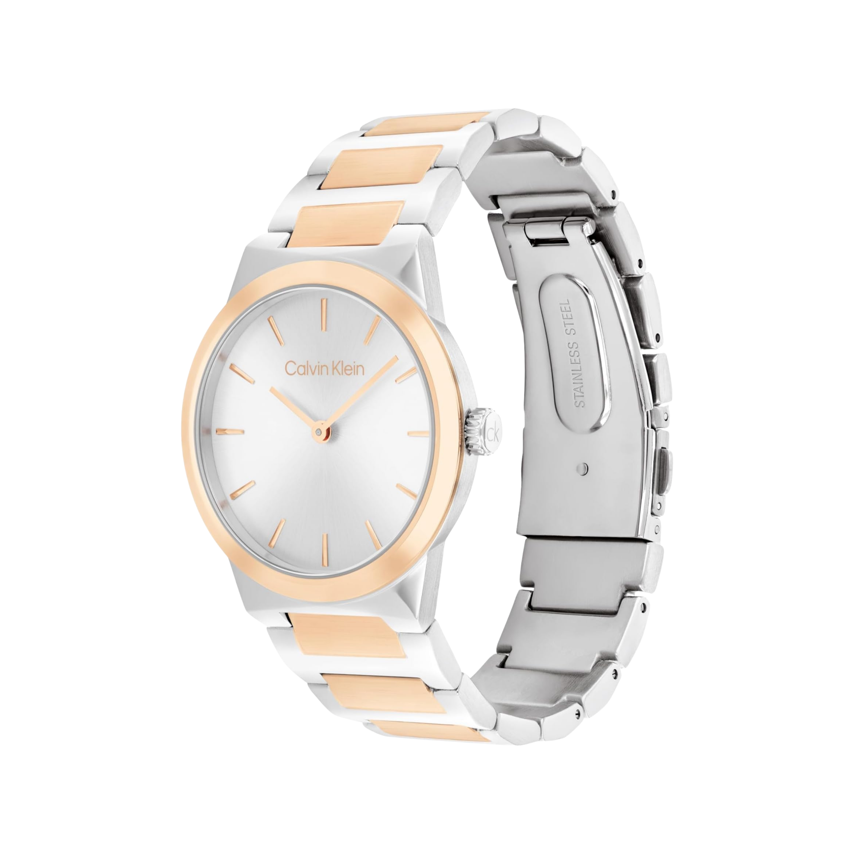 Calvin Klein Women Linear Elegance Watch - Rose Gold