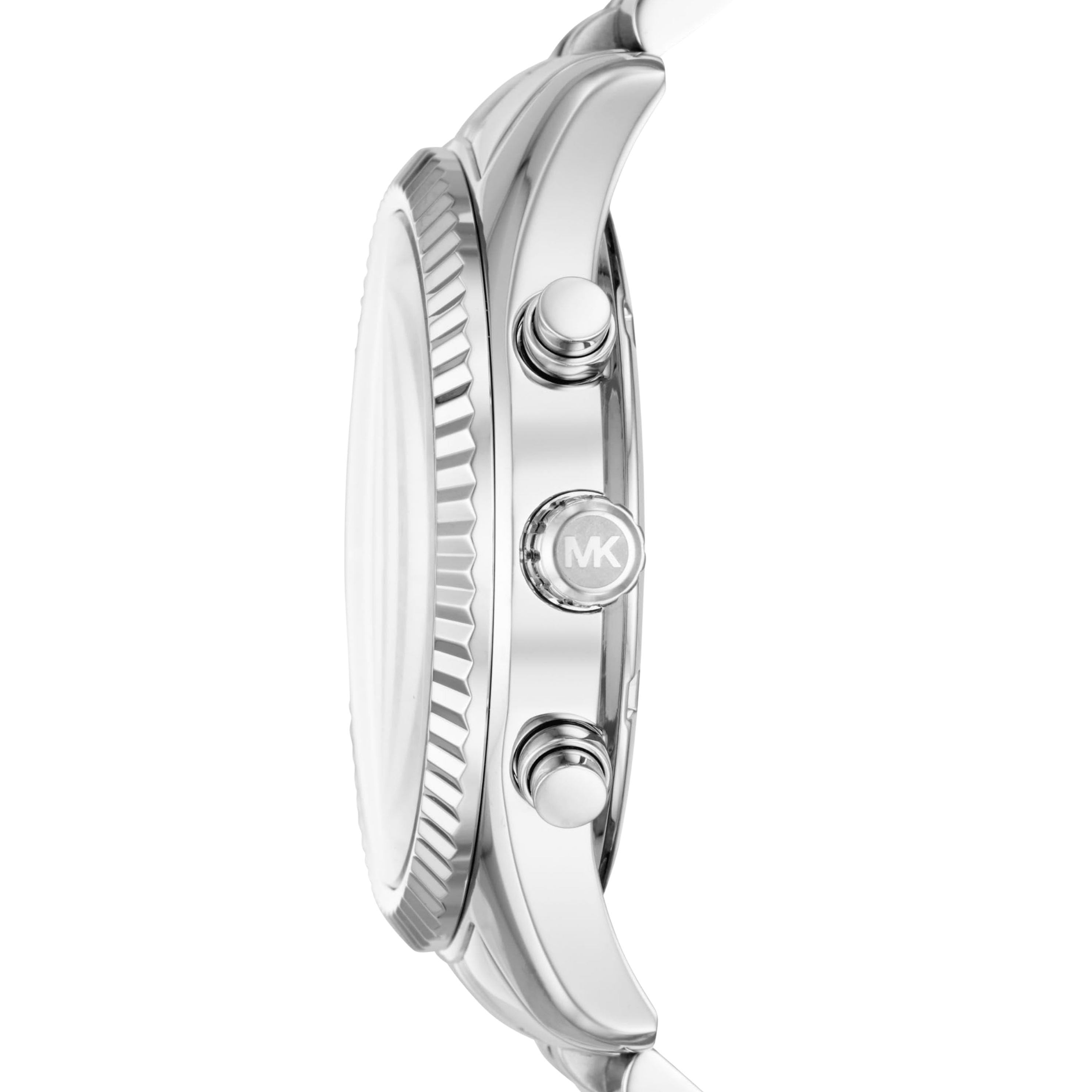 Michael Kors Men Lexington Stainless Steel Bracelet Watch - Silver Blue