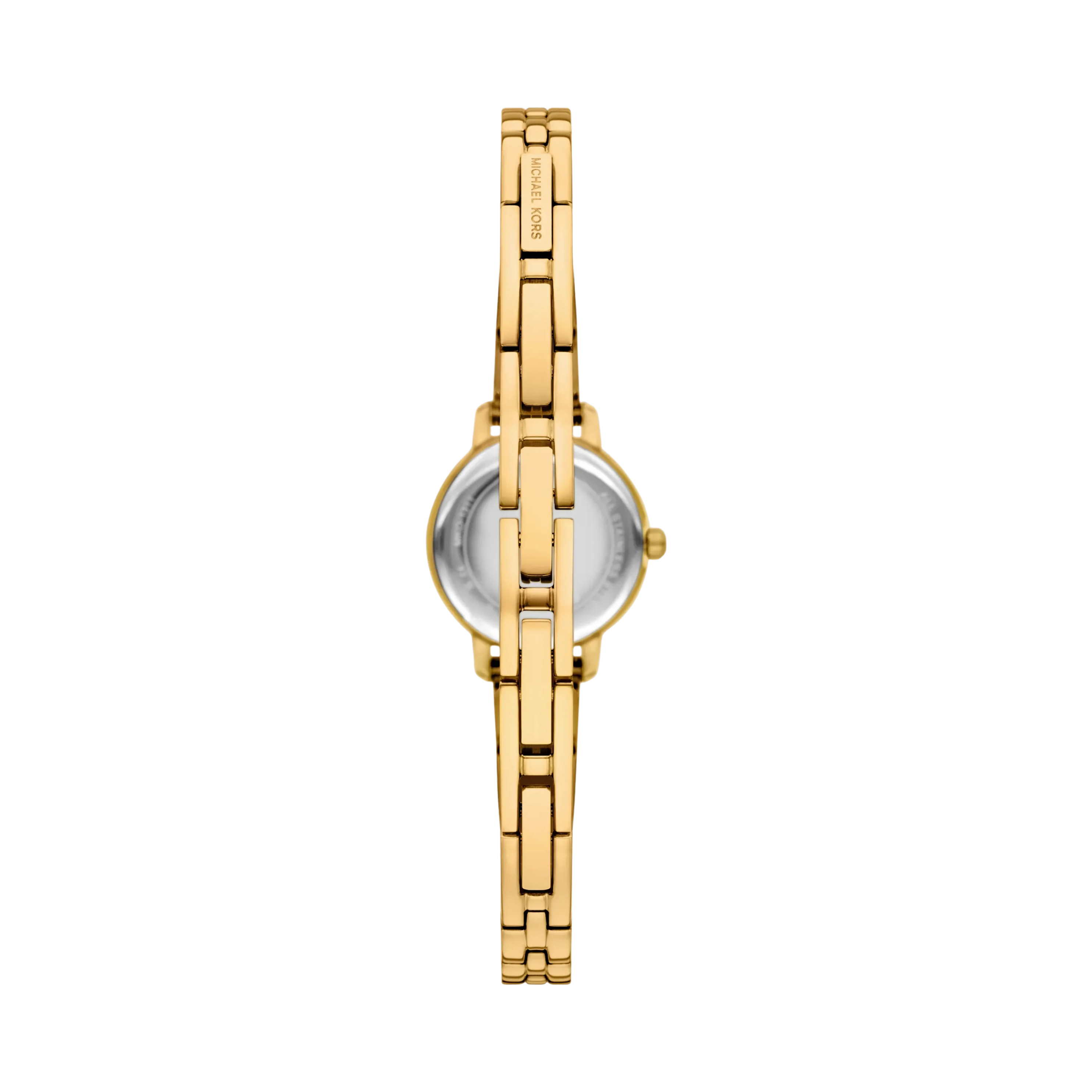 Michael Kors Women Micro Melissa Pave Gold Tone Watch - Gold