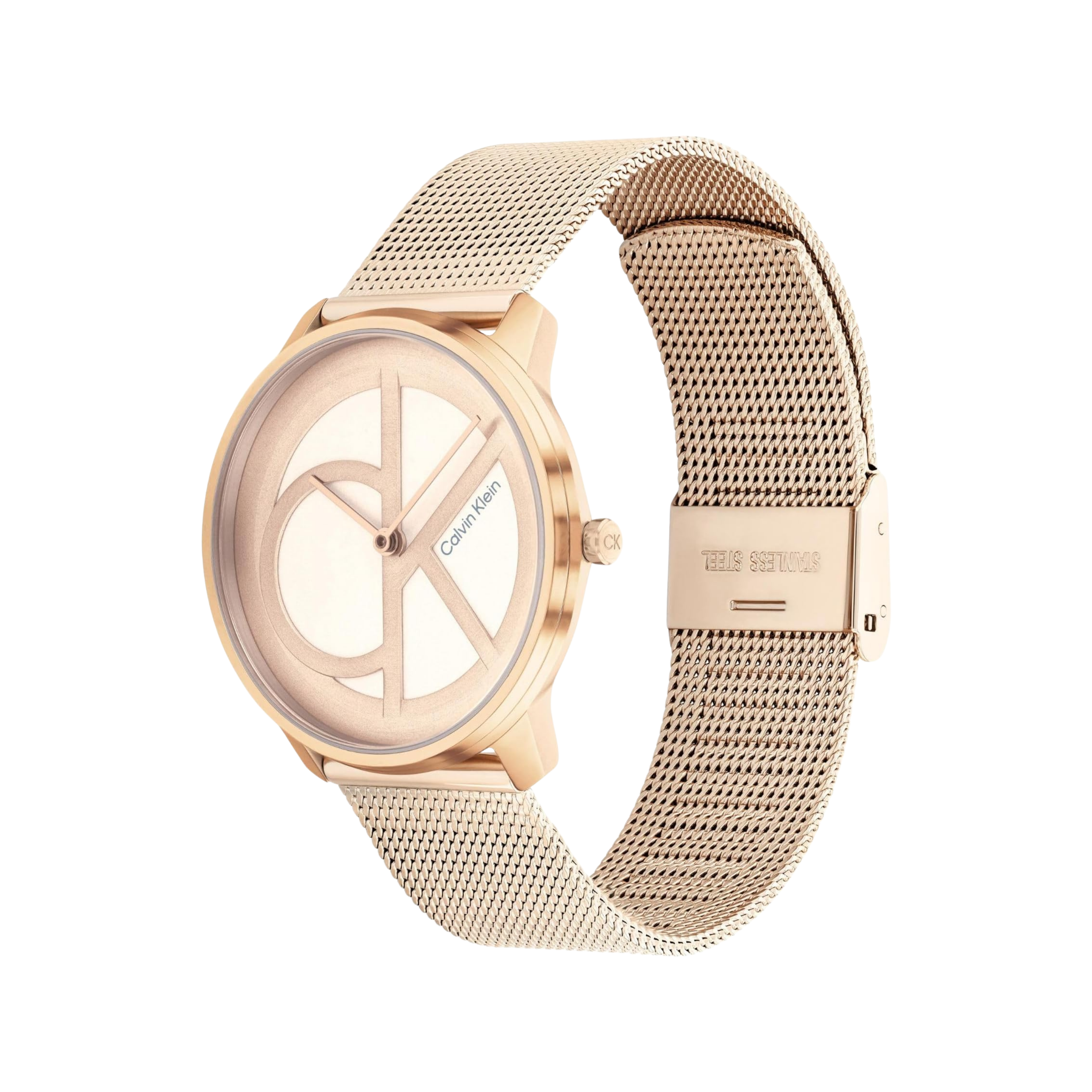 Calvin Klein Women Iconic Watch - Rose Gold Mesh