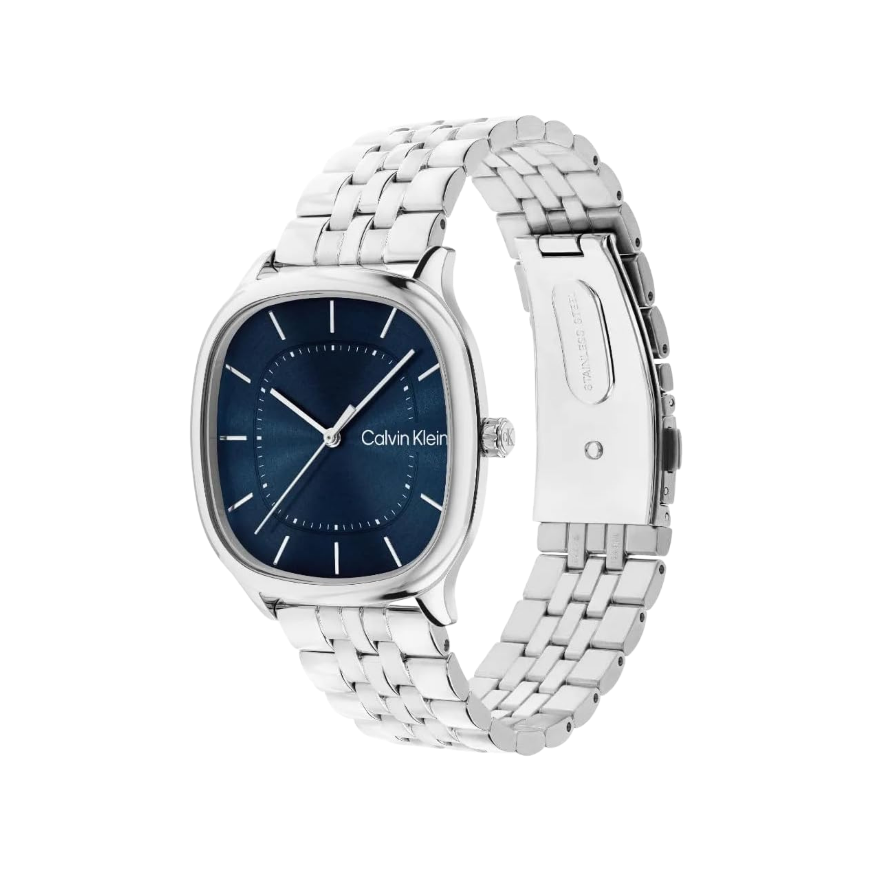 Calvin Klein Men CK Shape Watch - Silver Blue
