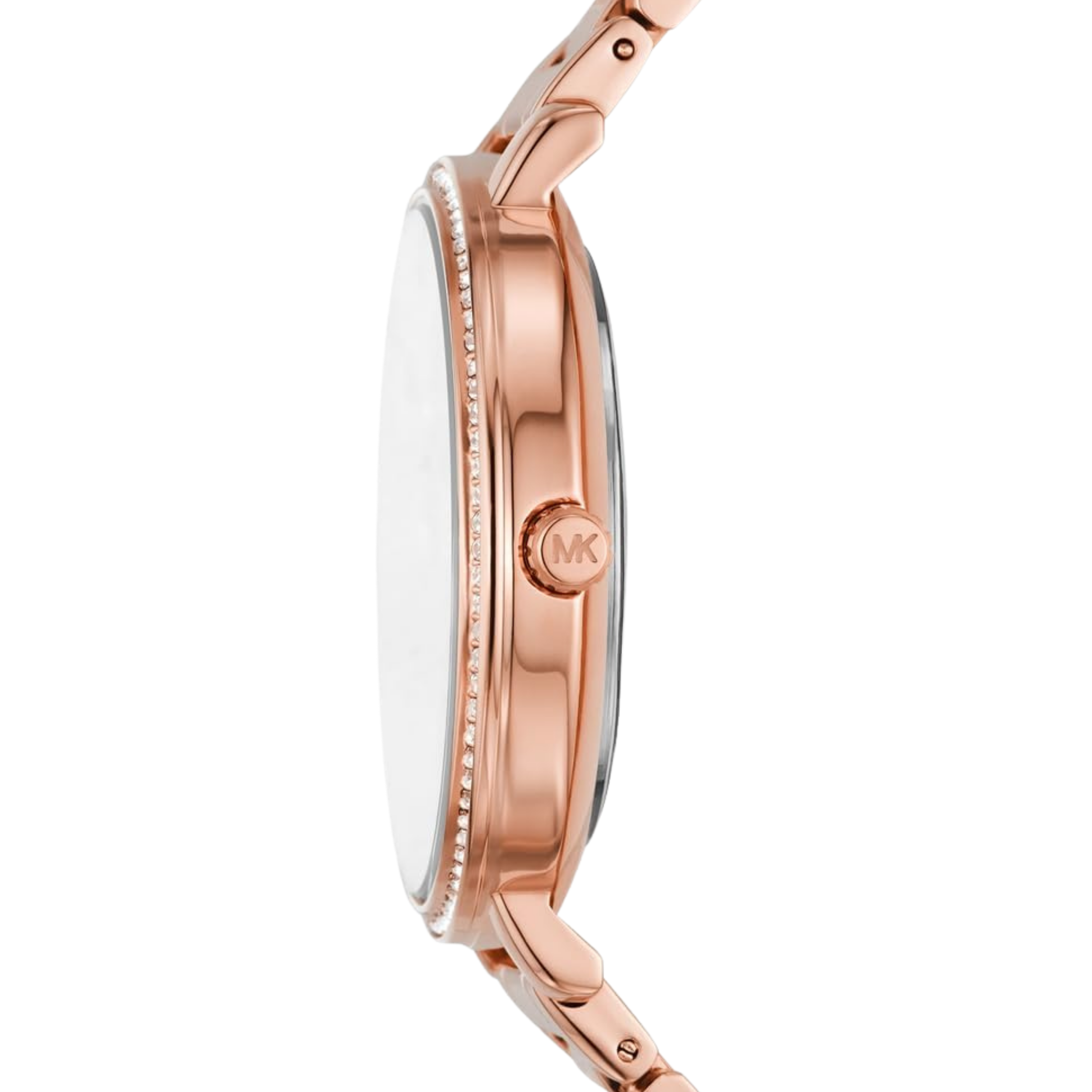Michael Kors Women Pyper Stainless Steel Watch - Rose Gold Logo