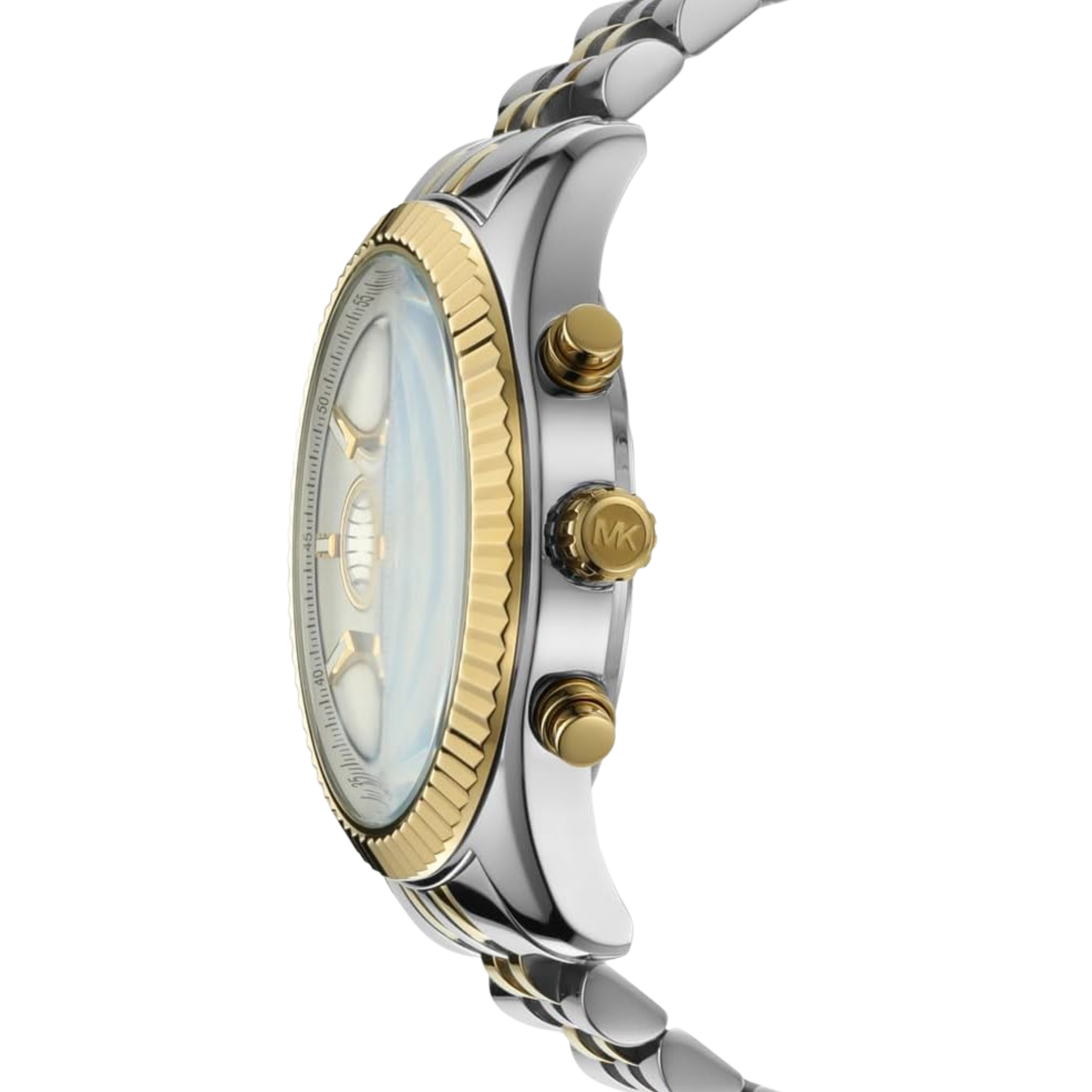Michael Kors Men Lexington Stainless Steel Bracelet Watch - Silver Gold