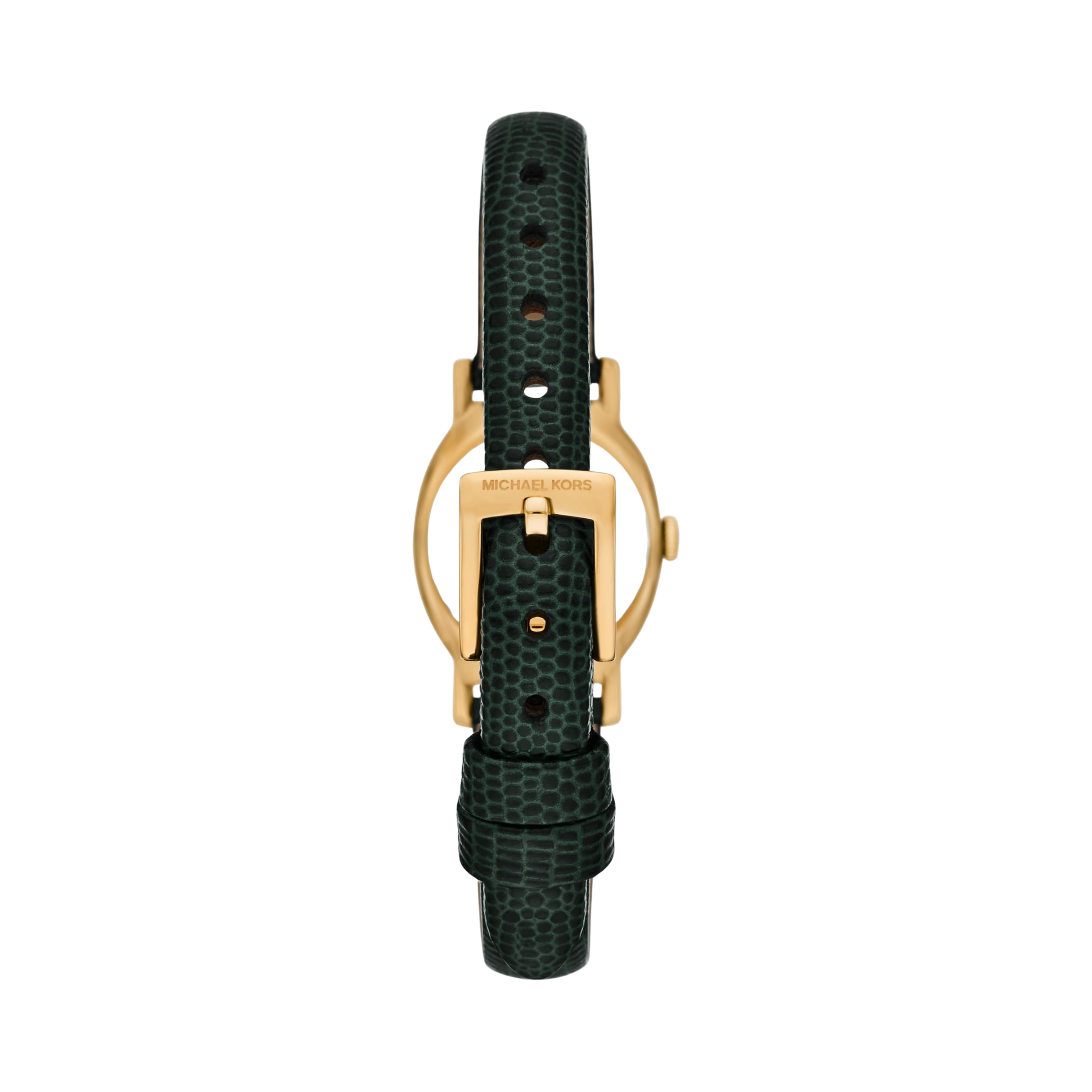 Michael Kors Women Maude Three Hand Leather Watch - Green