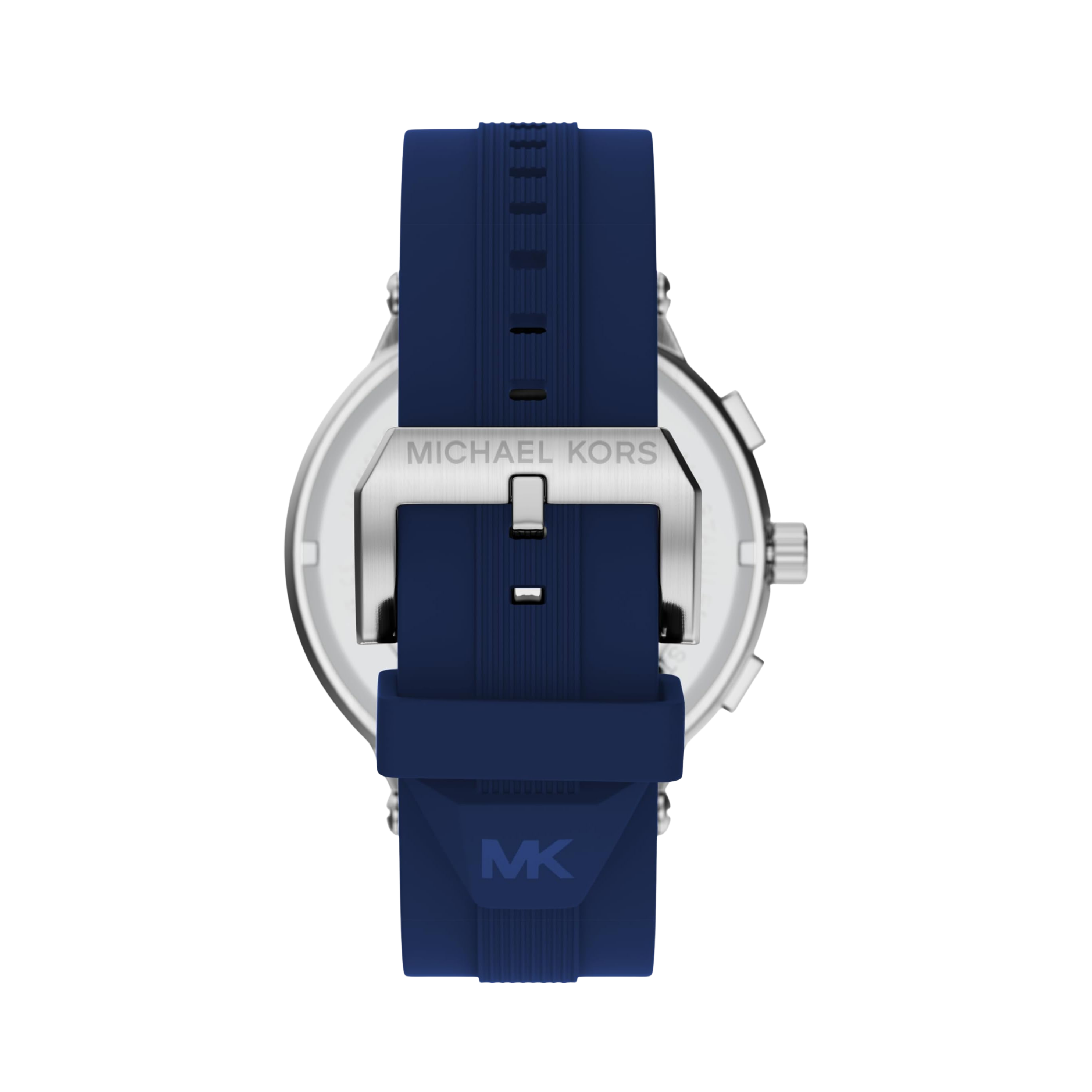 Michael Kors Men Billie Stainless Steel Or Silicone Watch - Silver Blue Chrono