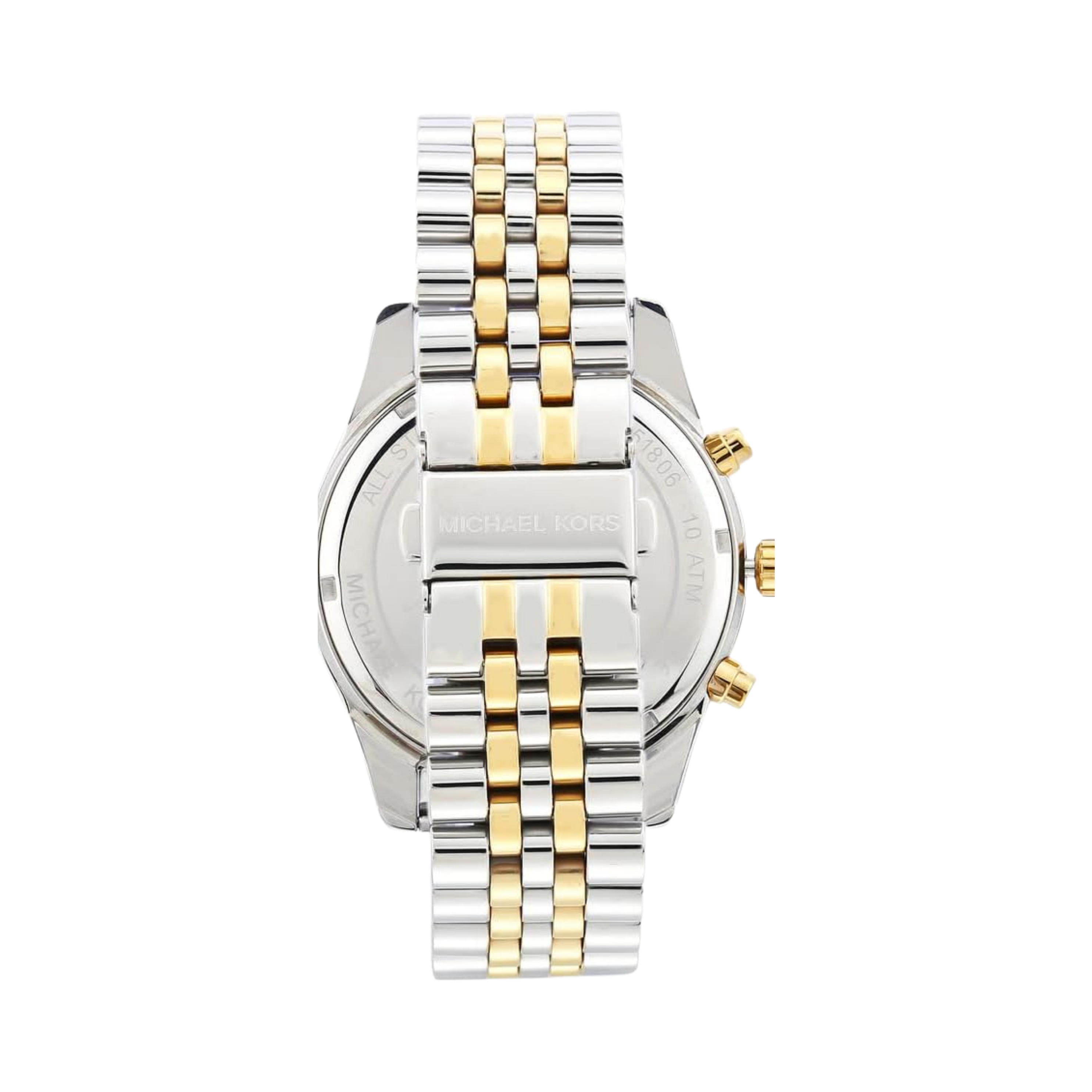 Michael Kors Men Lexington Stainless Steel Bracelet Watch - Silver Gold