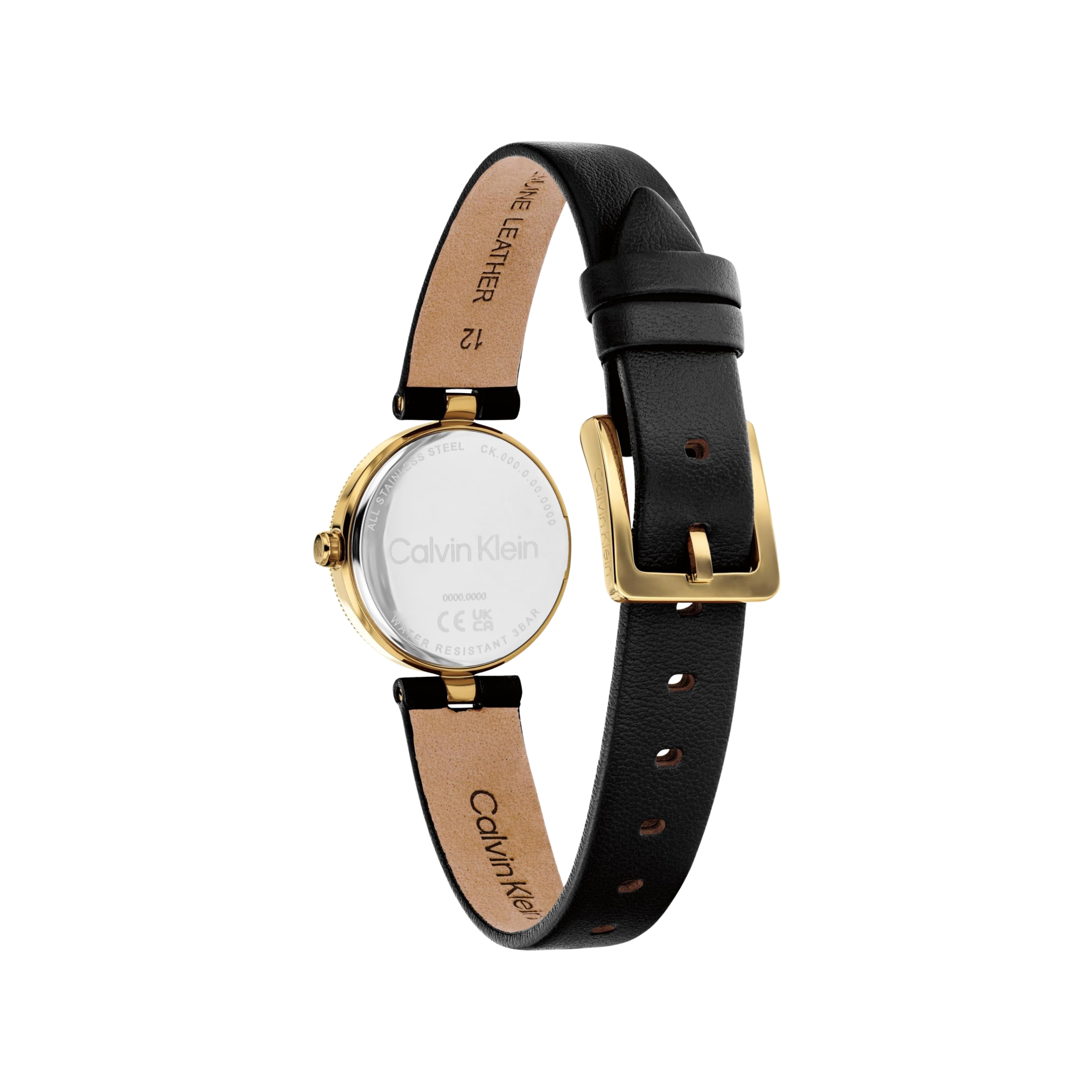 Calvin Klein Women Gleam Two Hand Quartz Watch - Black Shimmer