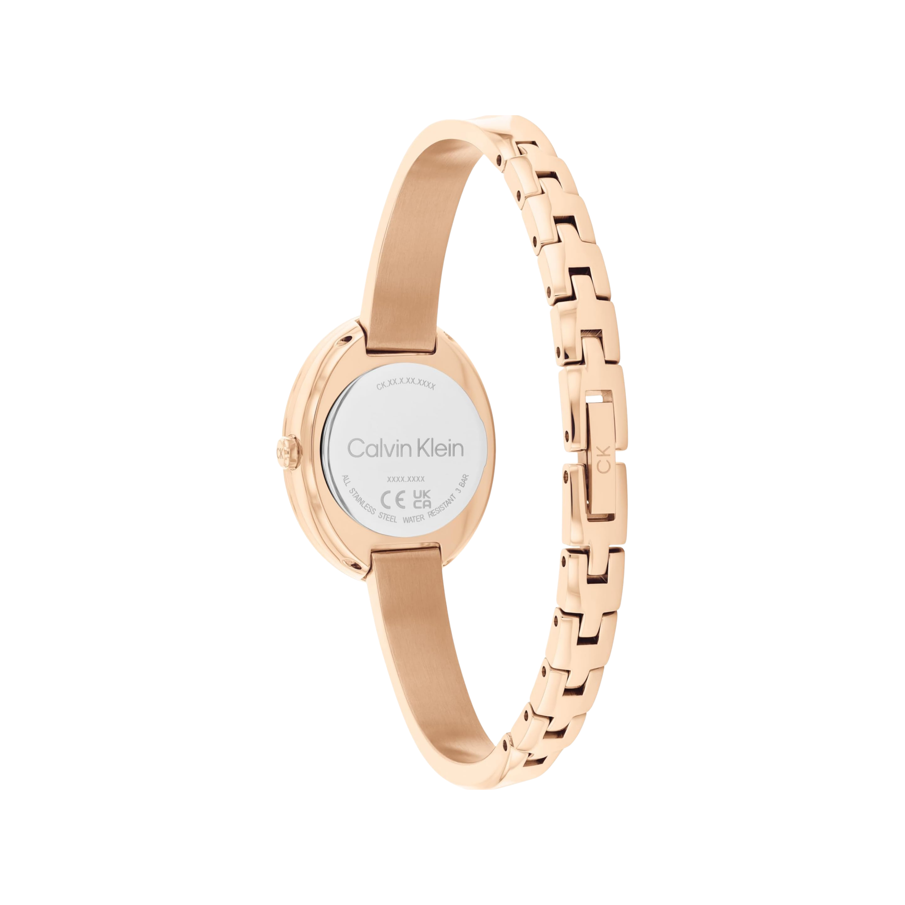 Calvin Klein Women Twisted Bezel 2H Quartz Watch - Carnation Gold