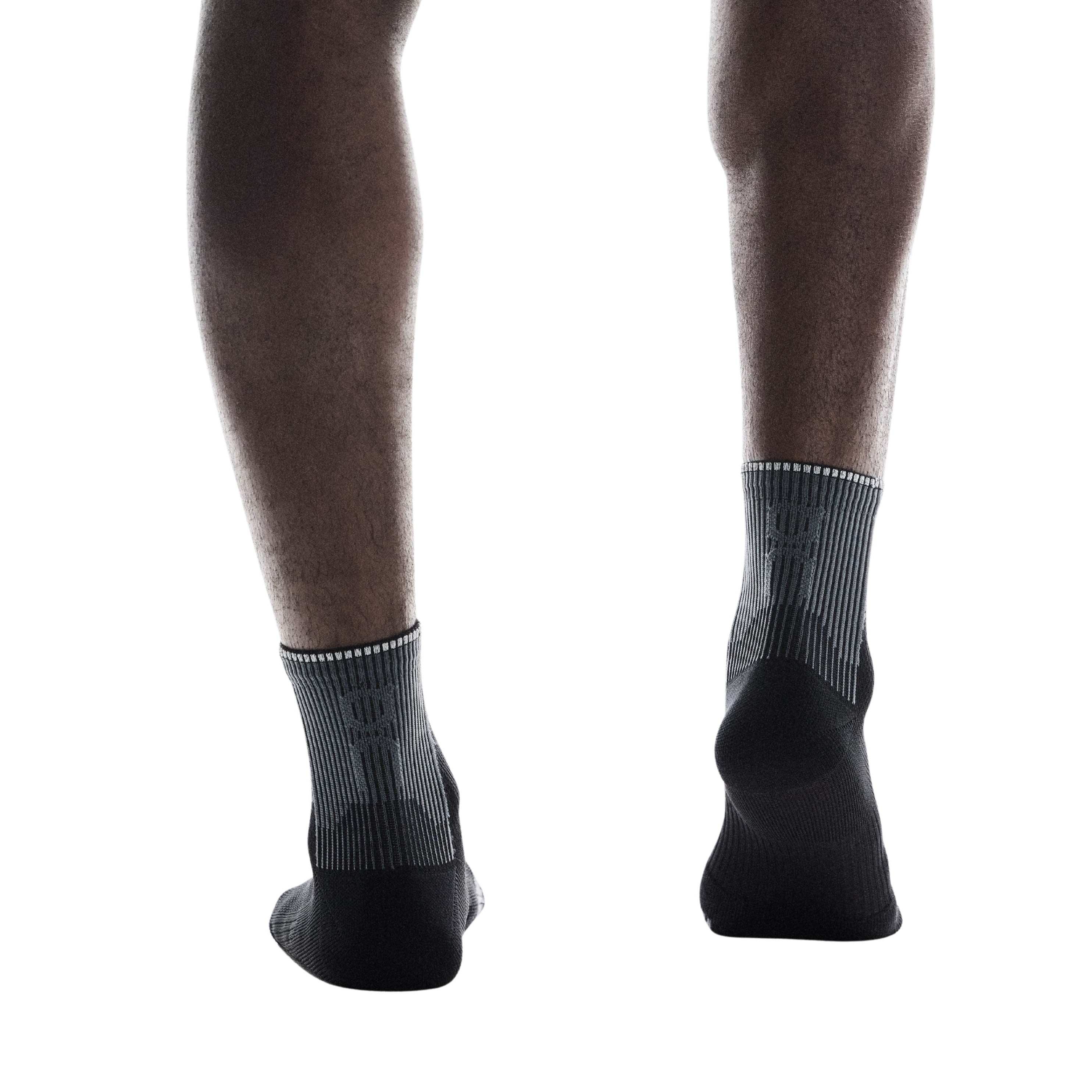 On Performance Run Sock Mid - Black Eclipse