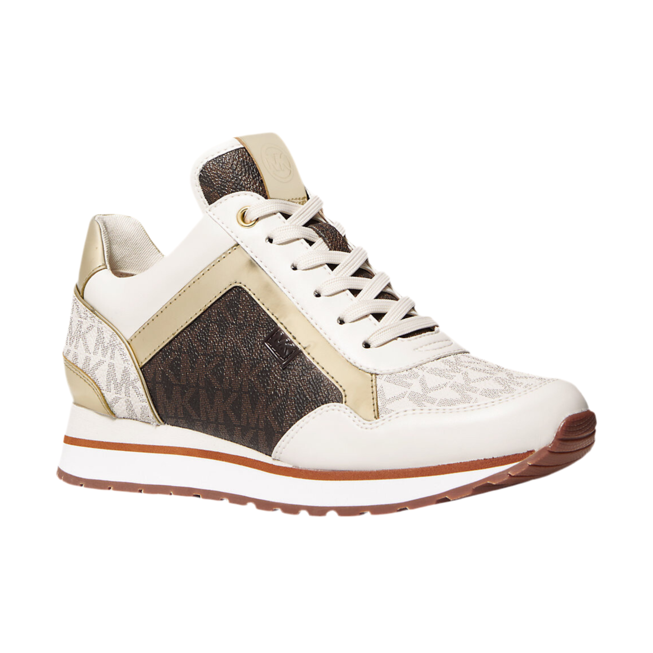 Michael Kors Women Maddy Logo Trainer - Vanilla