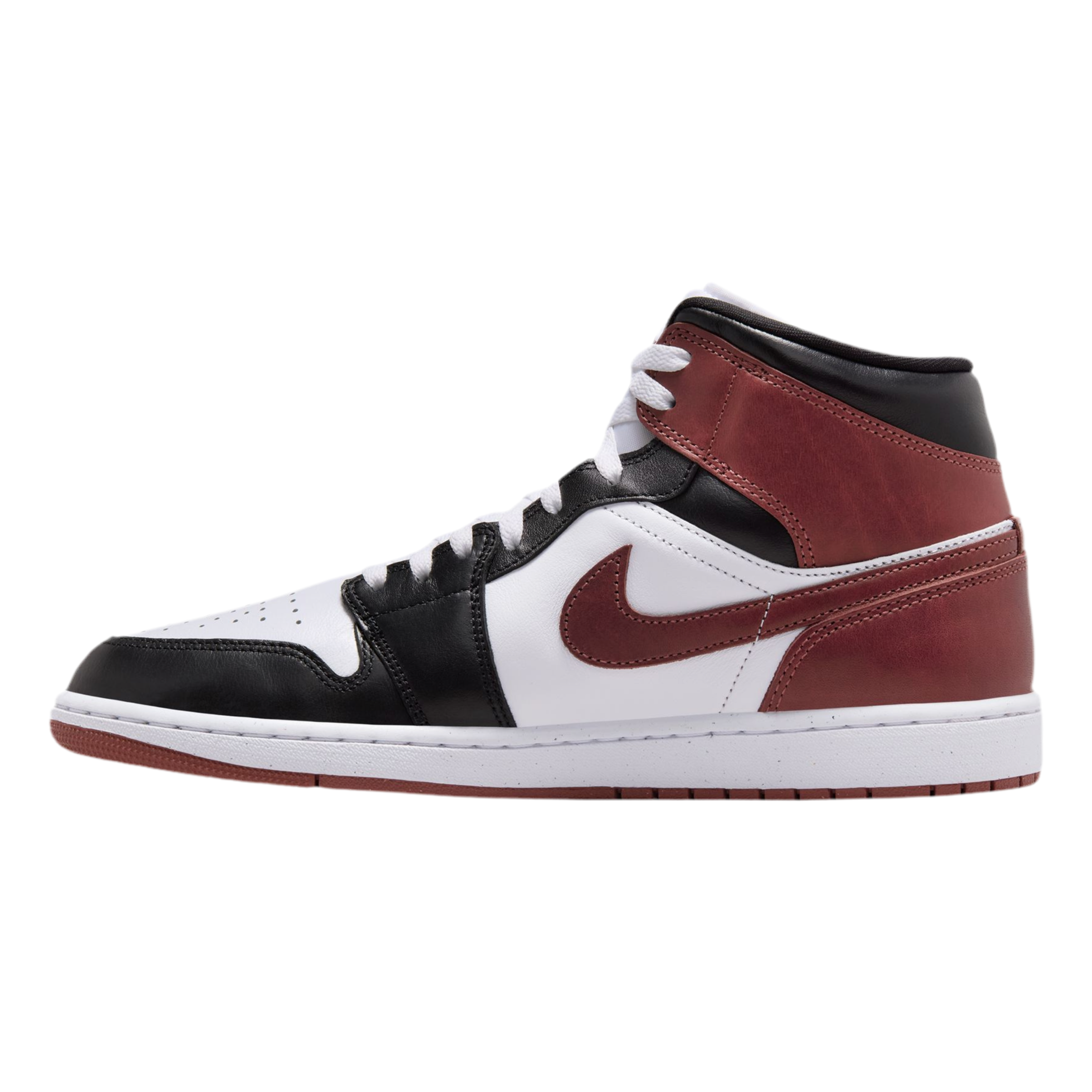 Nike Men's Air Jordan Retro 1 Mid - Black Dark Pony