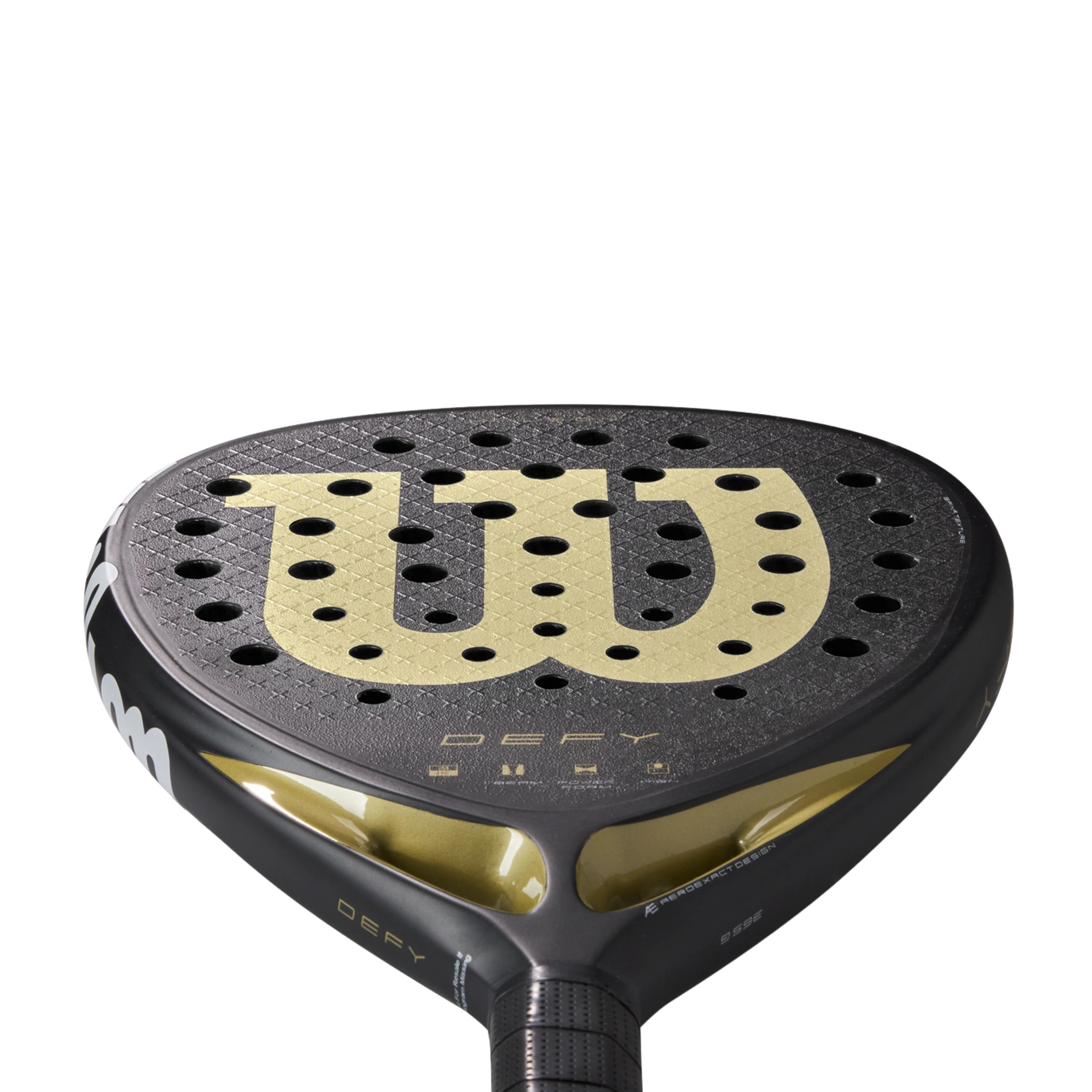 Wilson Defy V1 Padel Racket - Black Gold