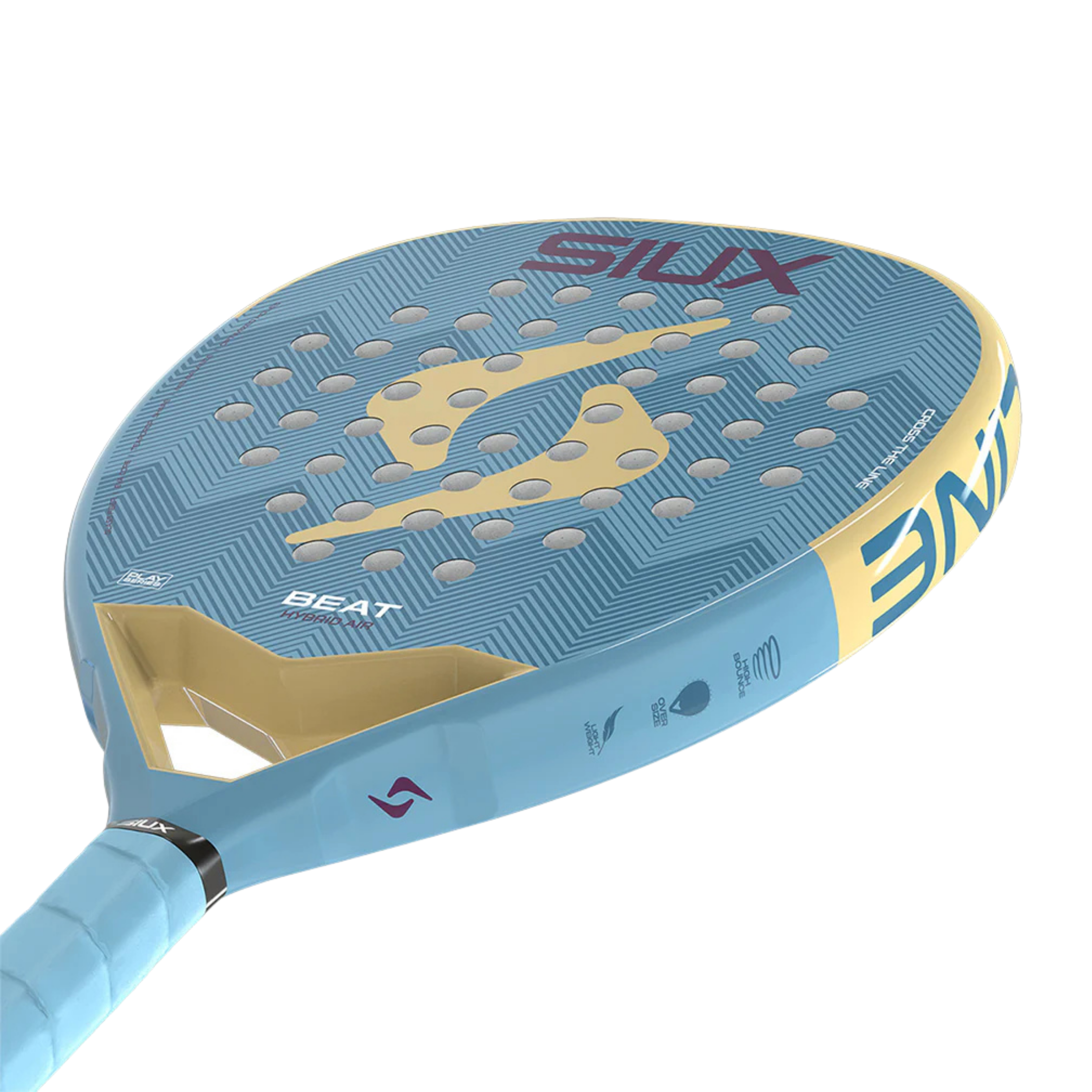 Siux Beat Hybrid Air 2026 Padel Racket - Blue Gold