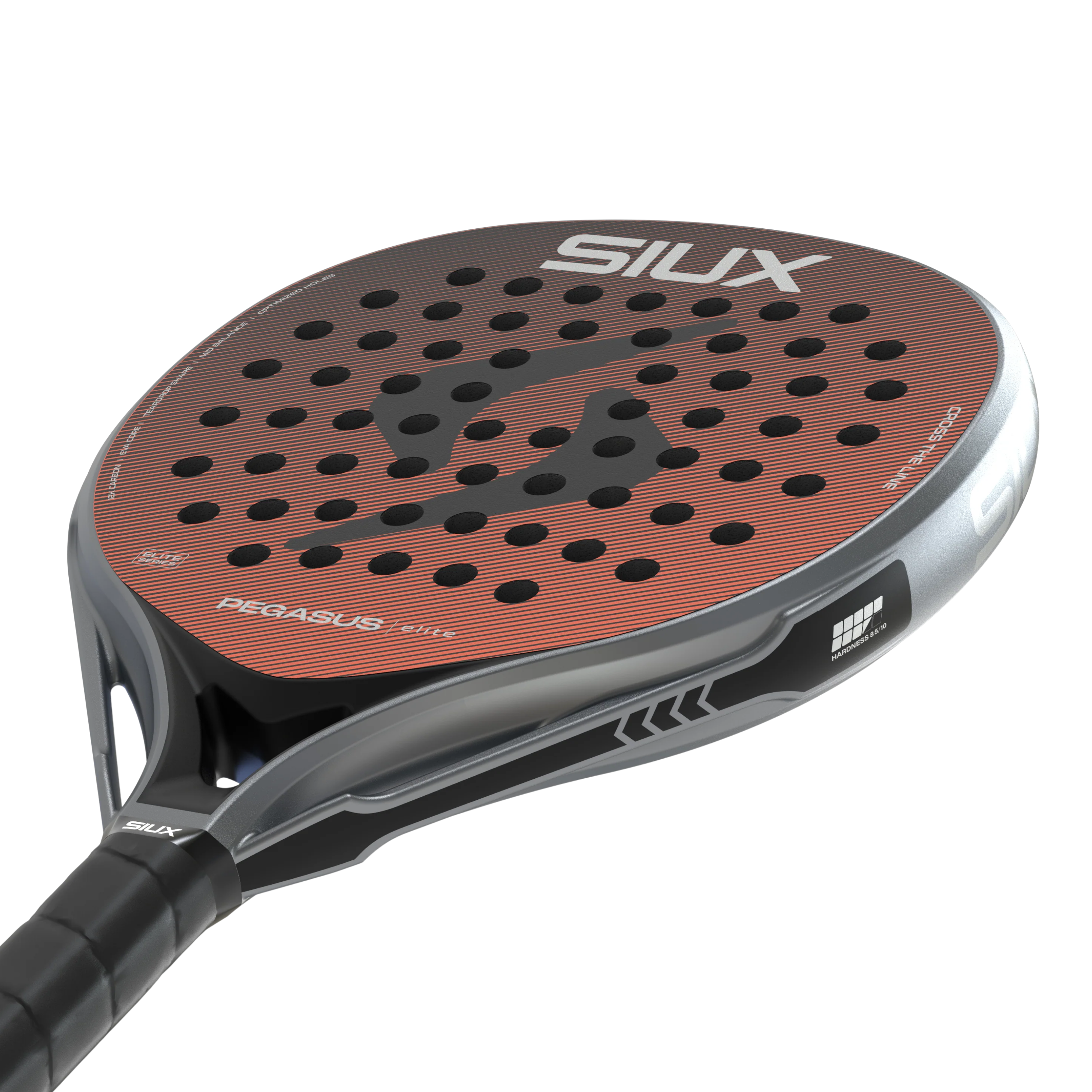 Siux Pegasus Elite 4 2026 Padel Racket - Black Red